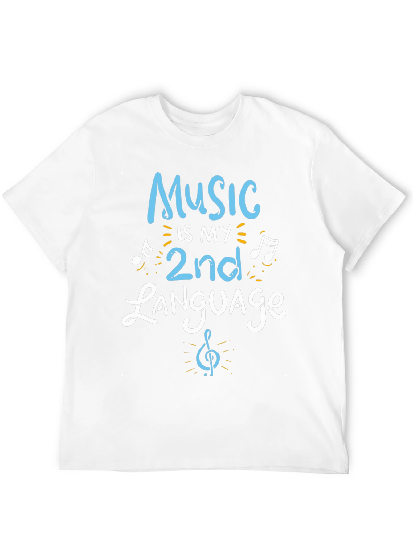 Music is My 2nd Language Graphic Tee