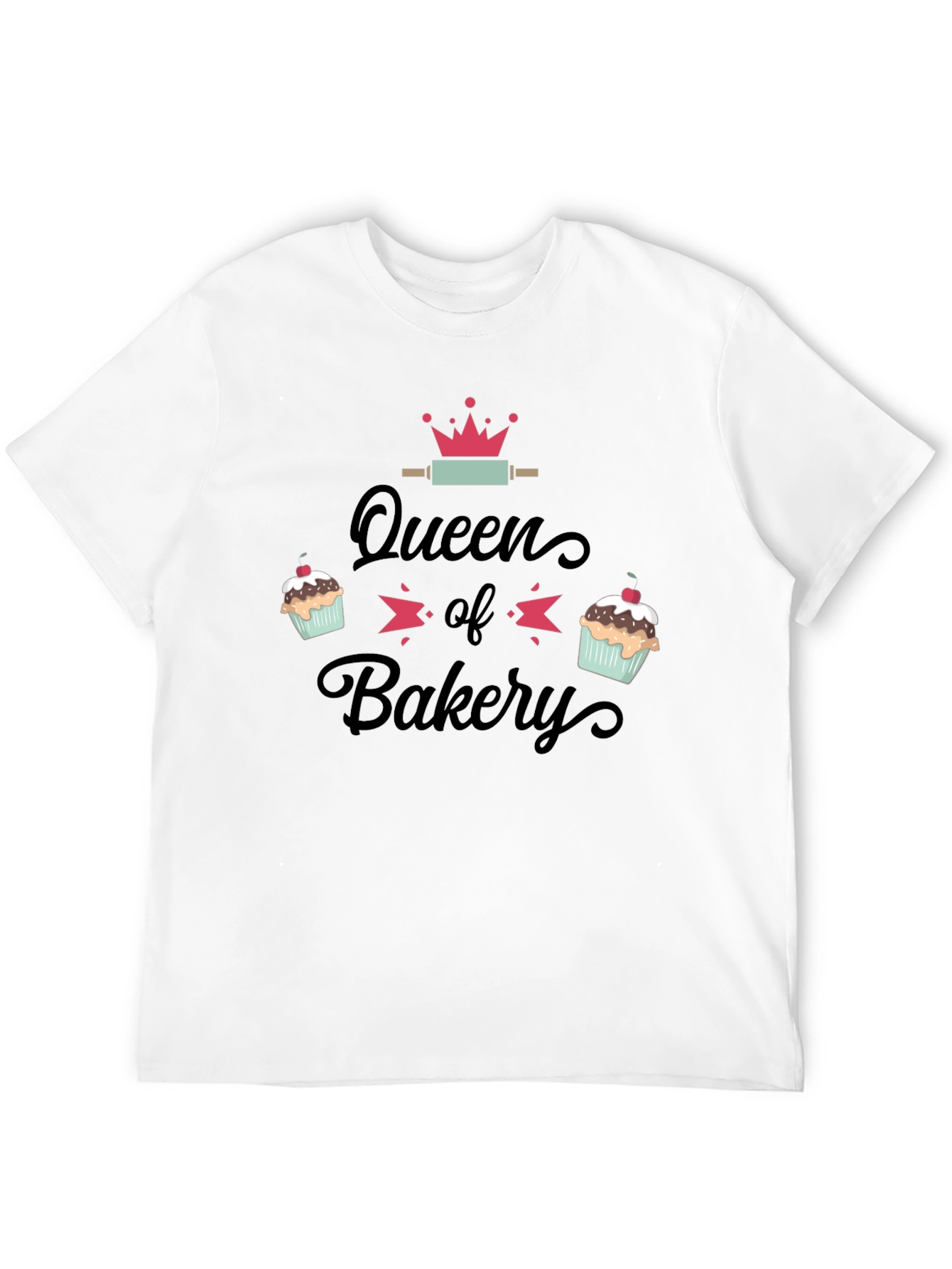 Queen of Bakery T-Shirt - Baking Enthusiast Gift