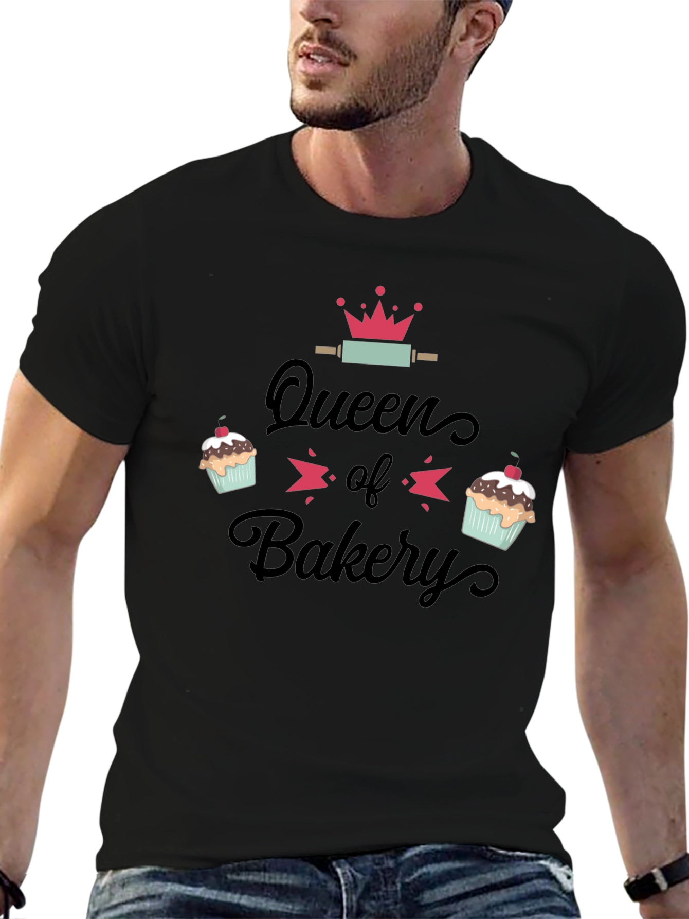 Queen of Bakery T-Shirt - Baking Enthusiast Gift