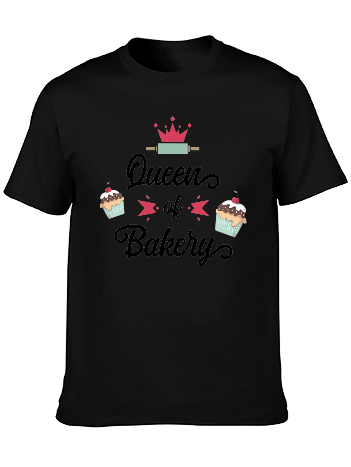 Queen of Bakery T-Shirt - Baking Enthusiast Gift