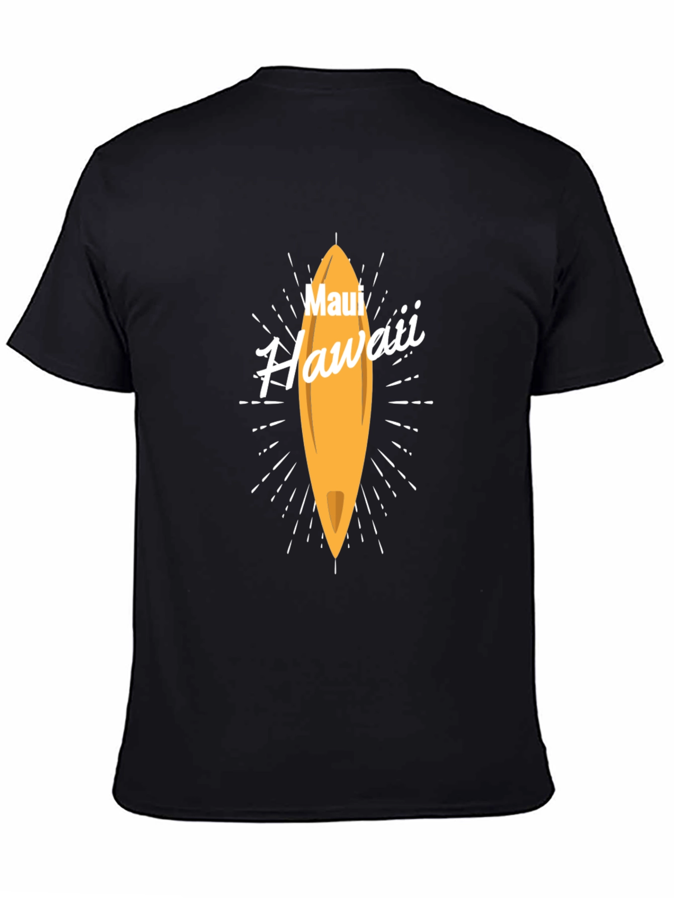 Maui Hawaii Surfboard T-Shirt | Casual Graphic Tee