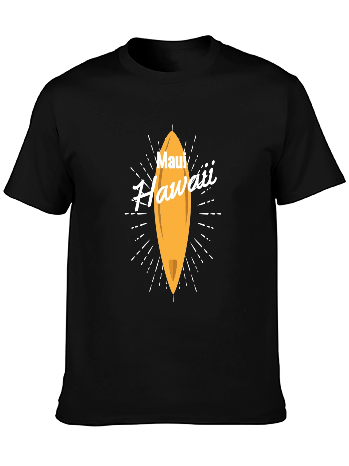 Maui Hawaii Surfboard T-Shirt | Casual Graphic Tee