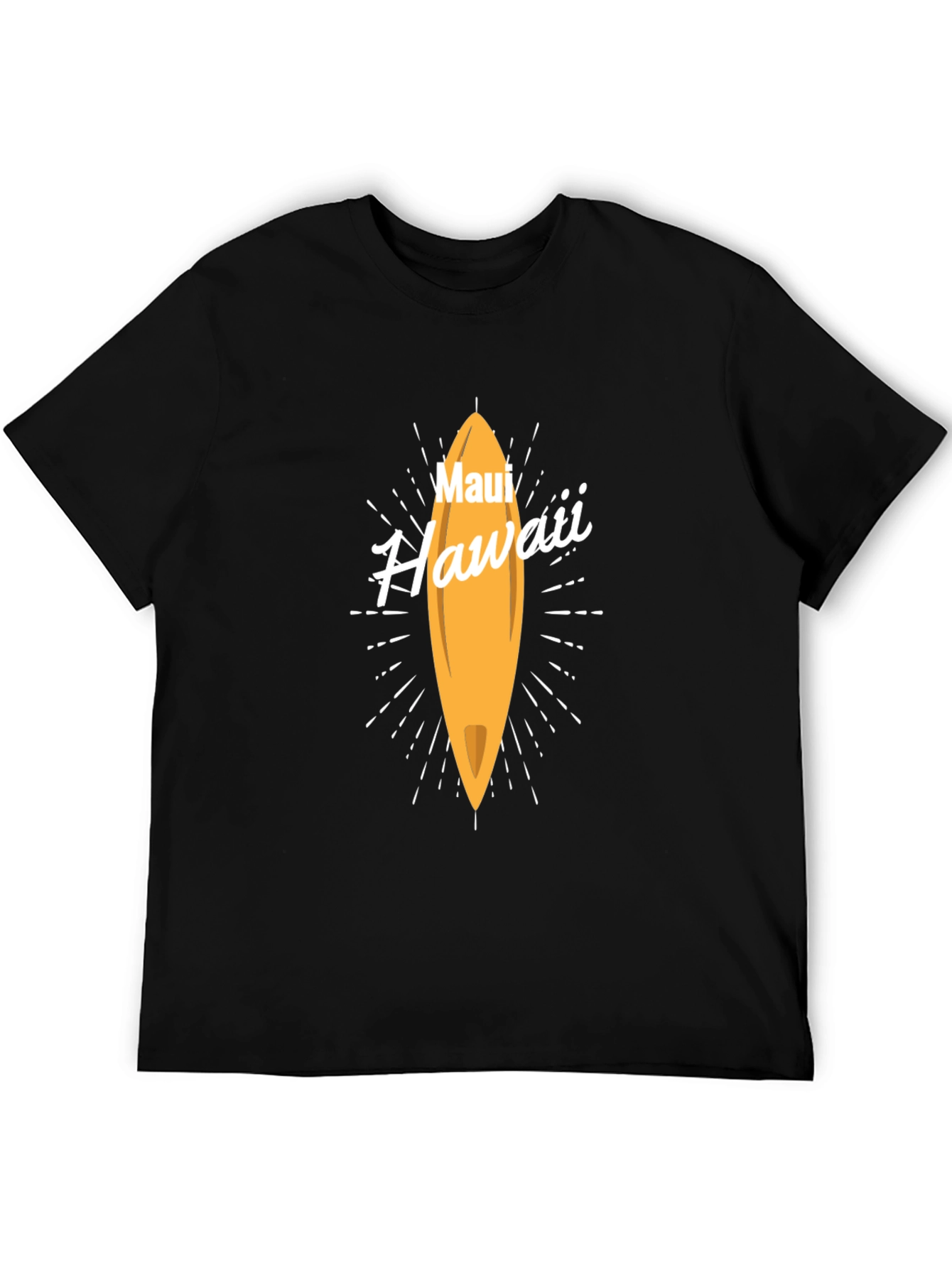 Maui Hawaii Surfboard T-Shirt | Casual Graphic Tee