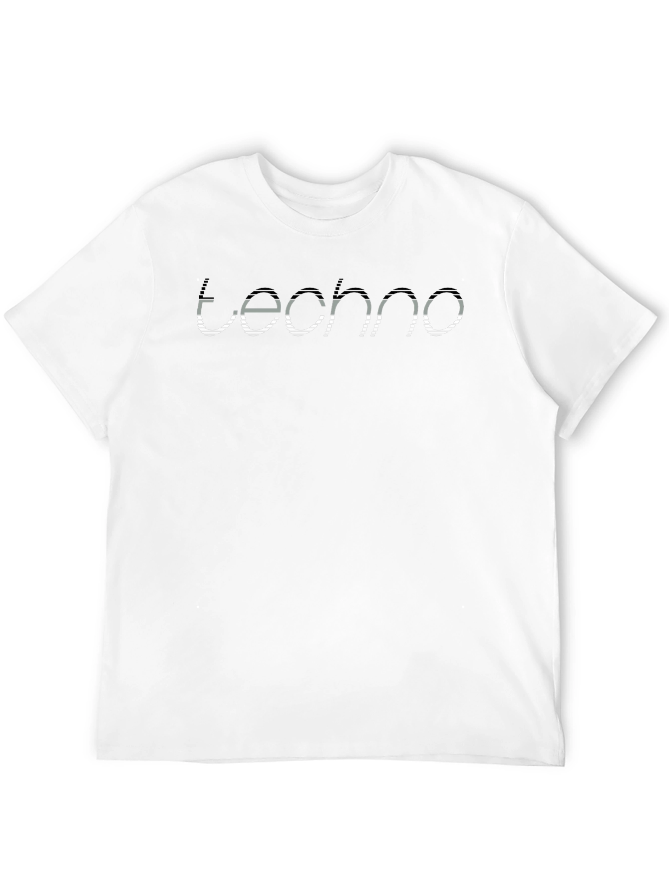 Techno Graphic Tee - Minimalist Music T-Shirt