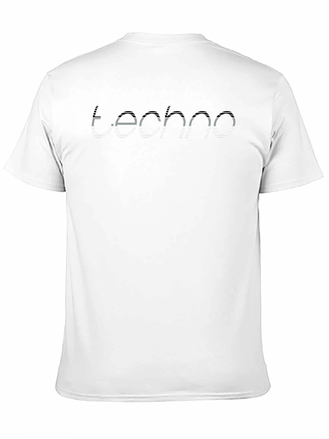 Techno Graphic Tee - Minimalist Music T-Shirt