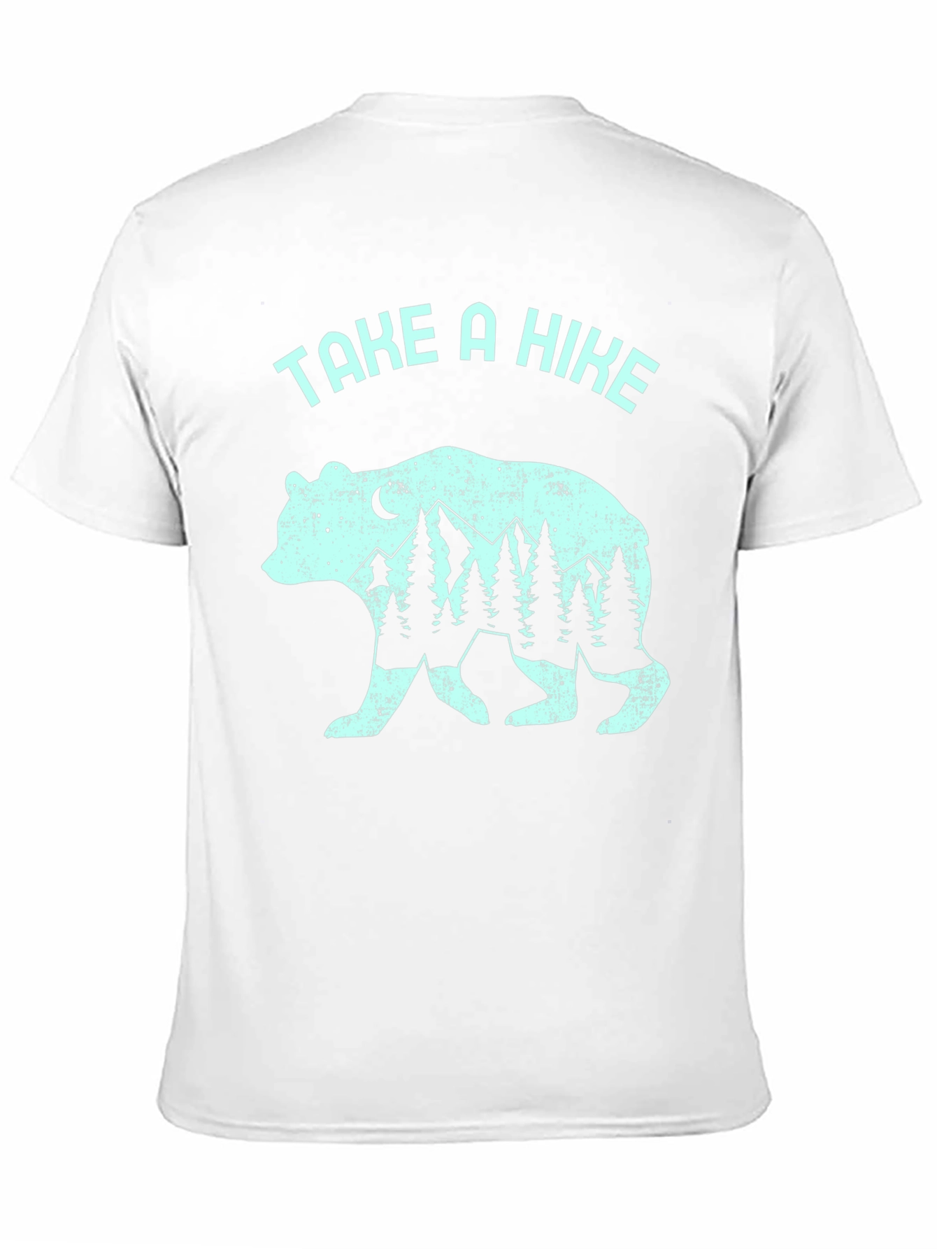 Take a Hike Bear Graphic Tee - Black