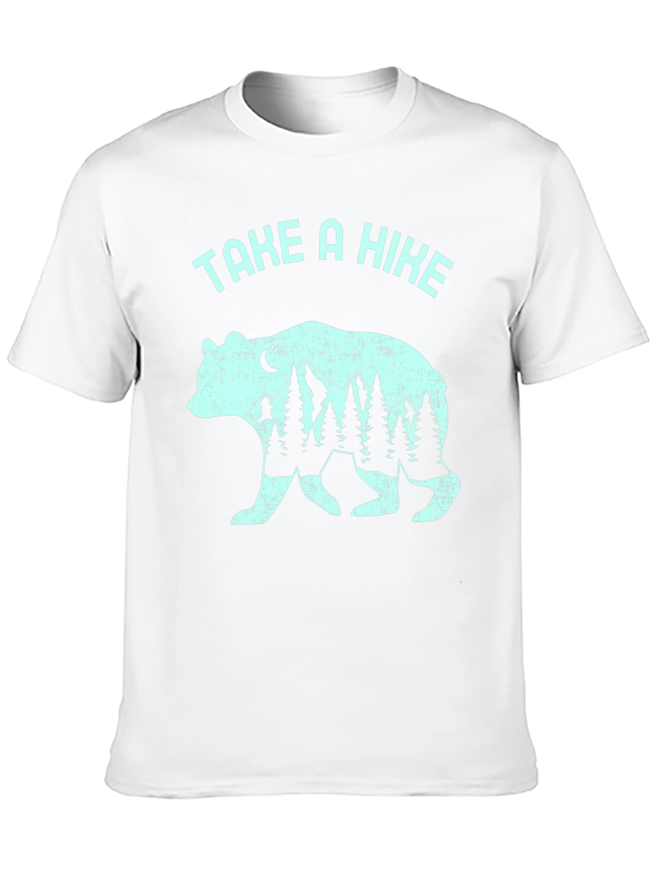 Take a Hike Bear Graphic Tee - Black