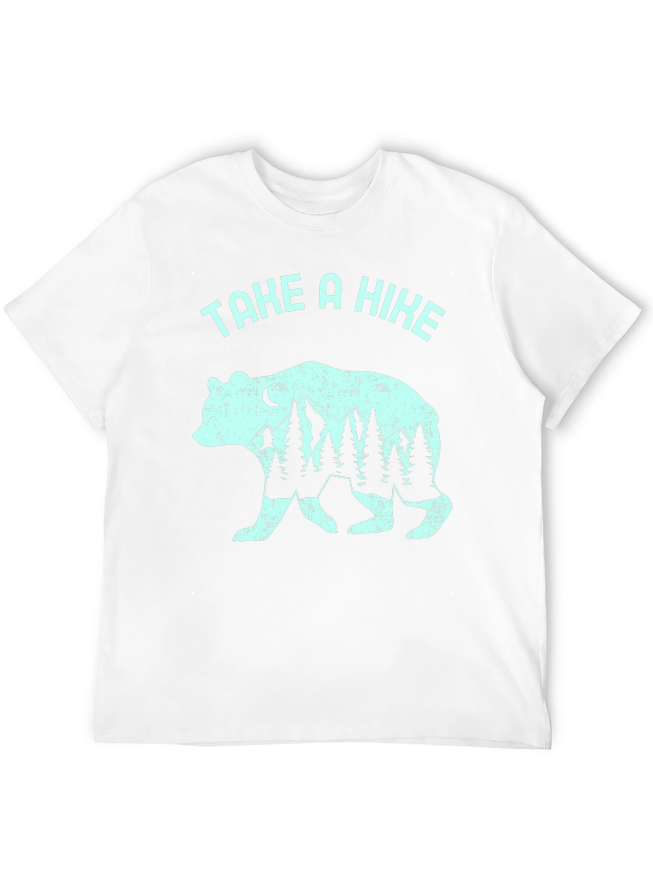 Take a Hike Bear Graphic Tee - Black