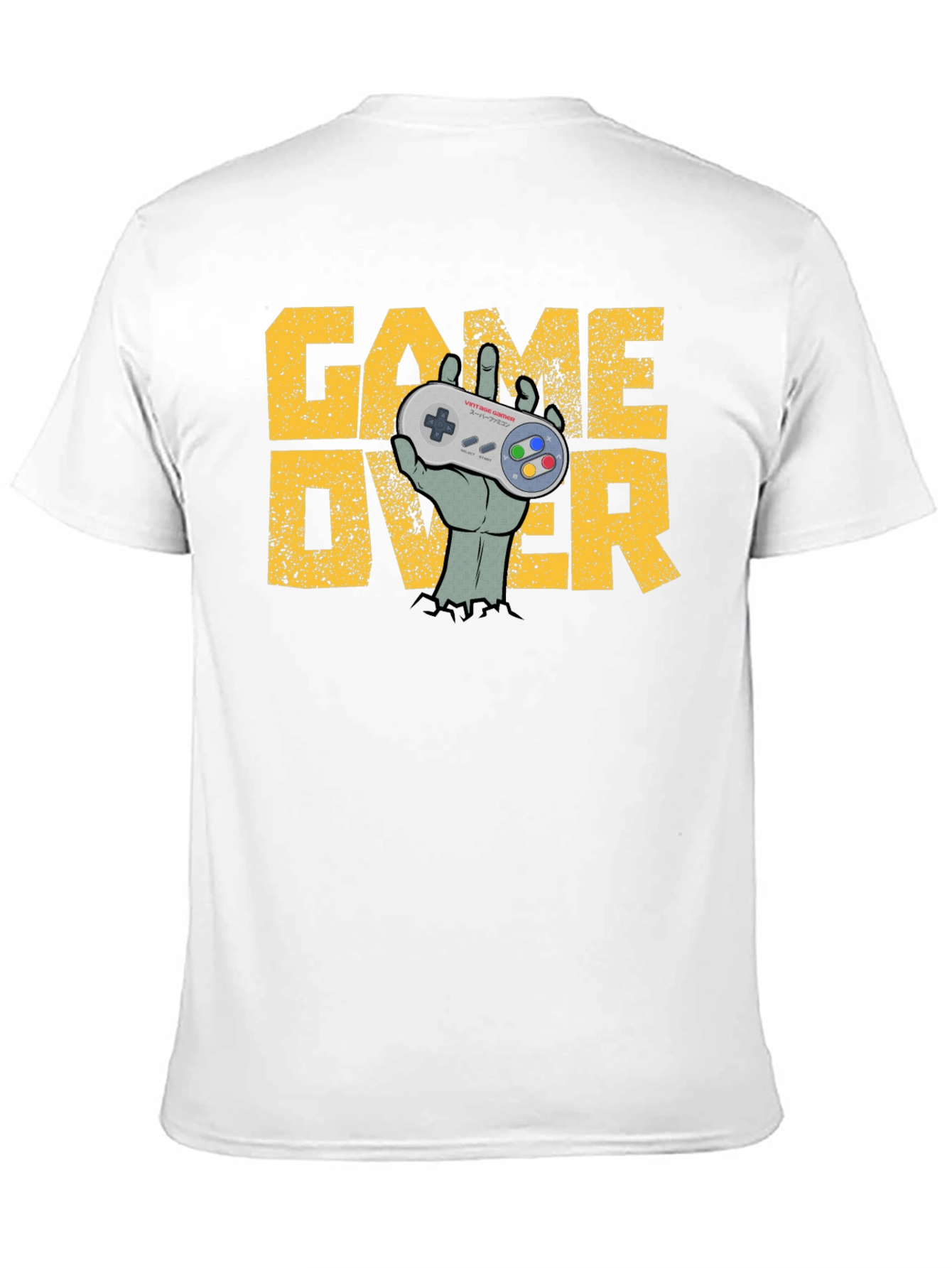 Game Over Zombie Hand Controller T-Shirt