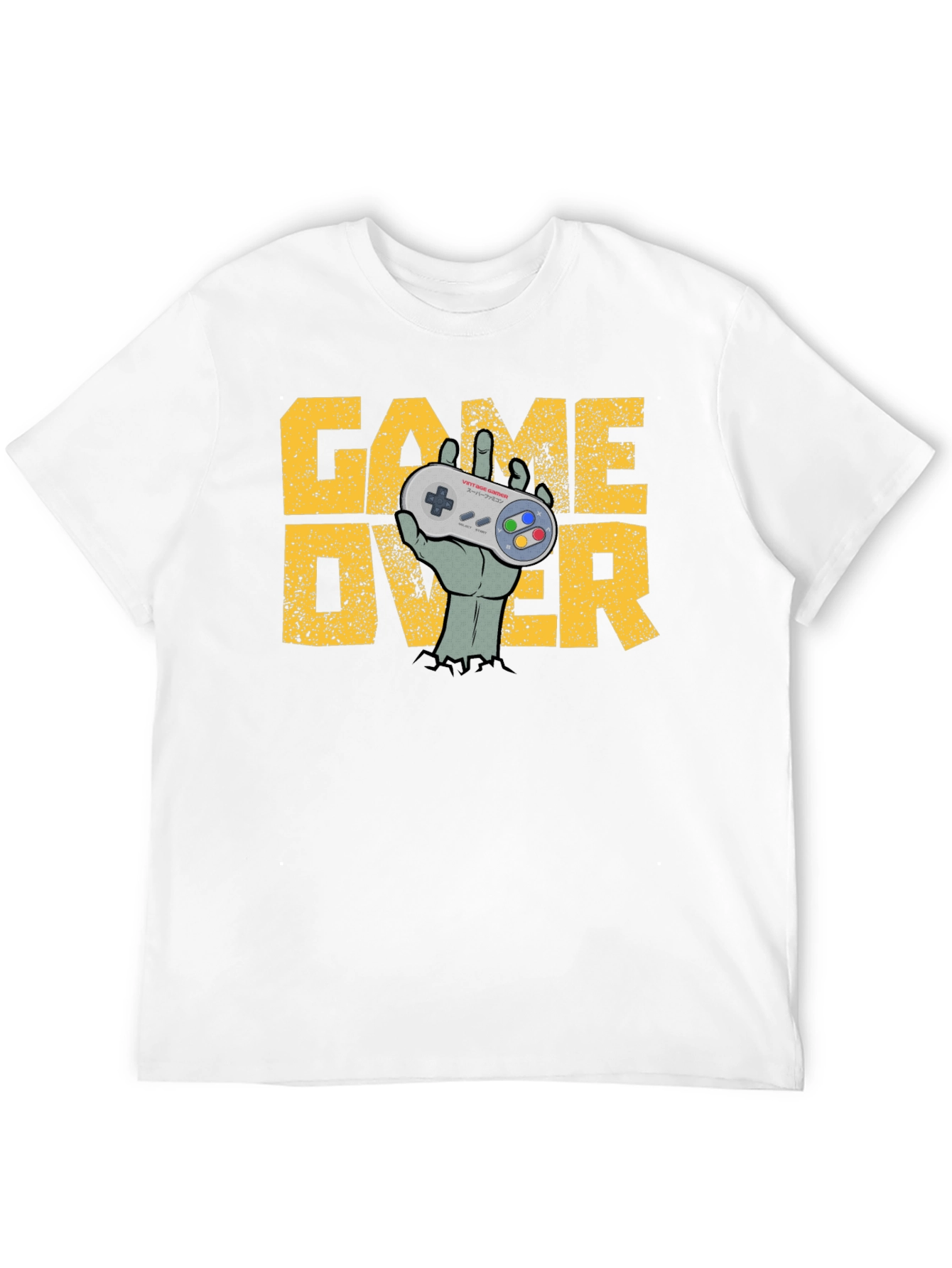 Game Over Zombie Hand Controller T-Shirt