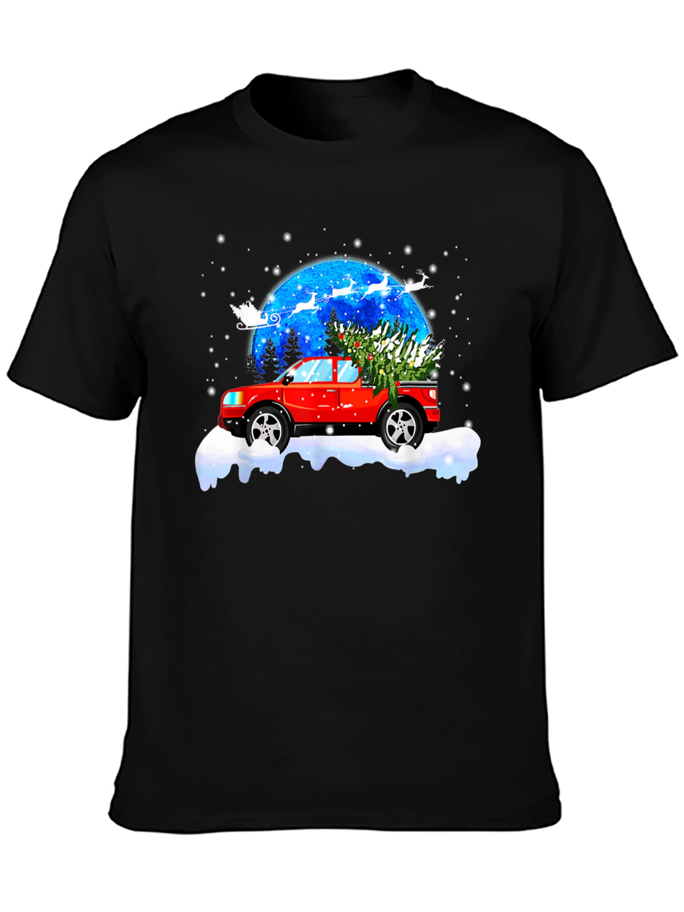 Christmas Truck T-Shirt - Holiday Gift