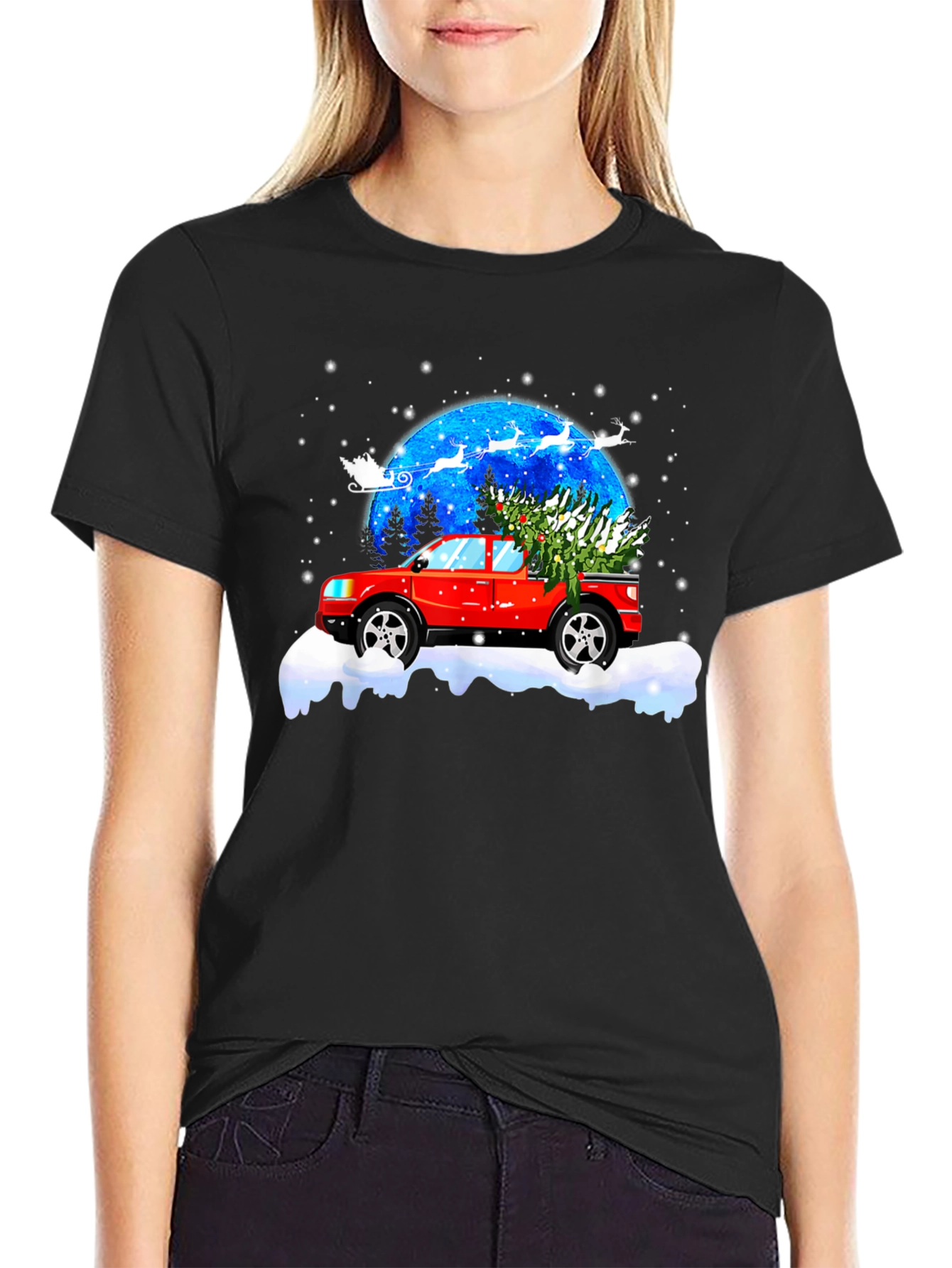 Christmas Truck T-Shirt - Holiday Gift