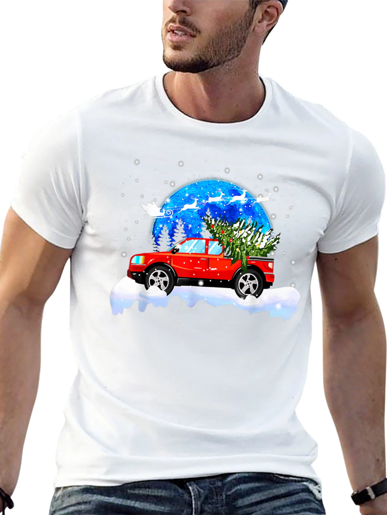 Christmas Truck T-Shirt - Holiday Gift