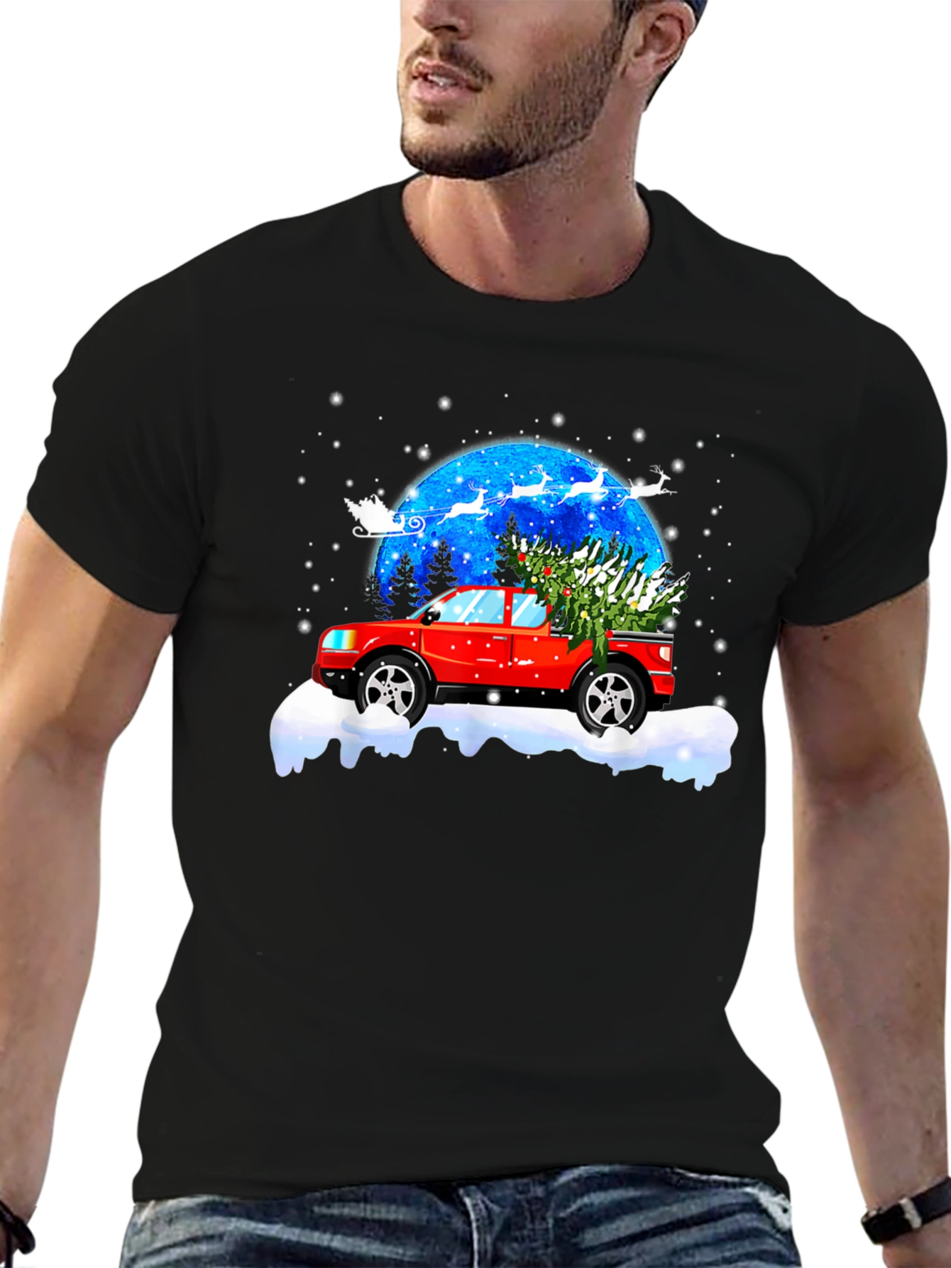 Christmas Truck T-Shirt - Holiday Gift