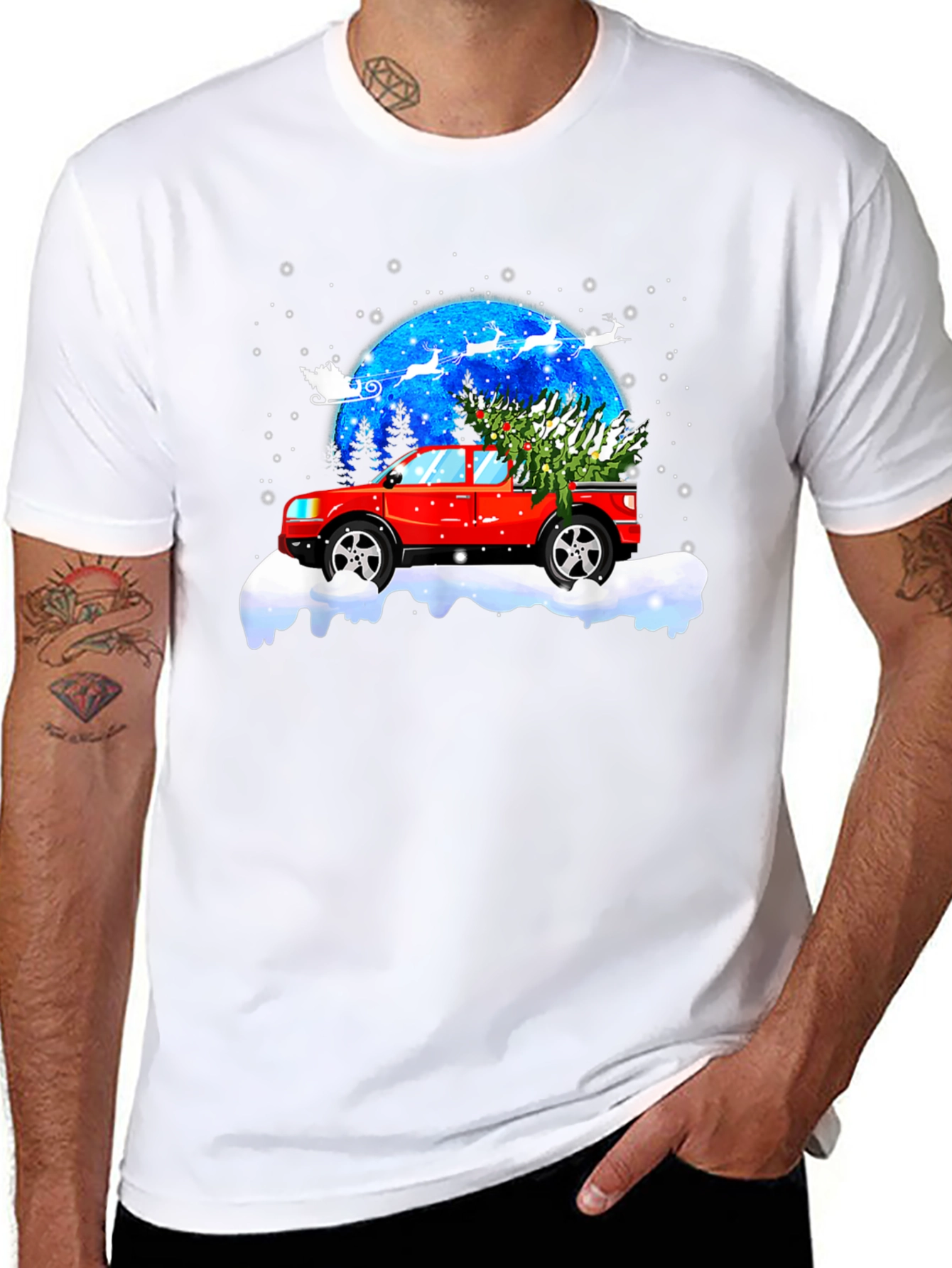 Christmas Truck T-Shirt - Holiday Gift
