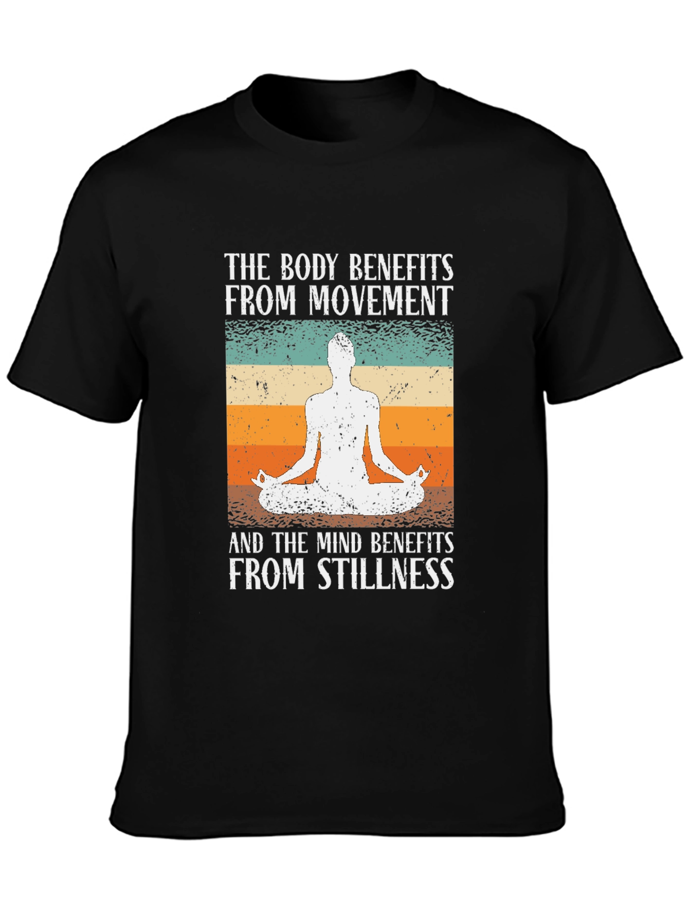 Yoga Lovers T-Shirt - Movement & Stillness Design