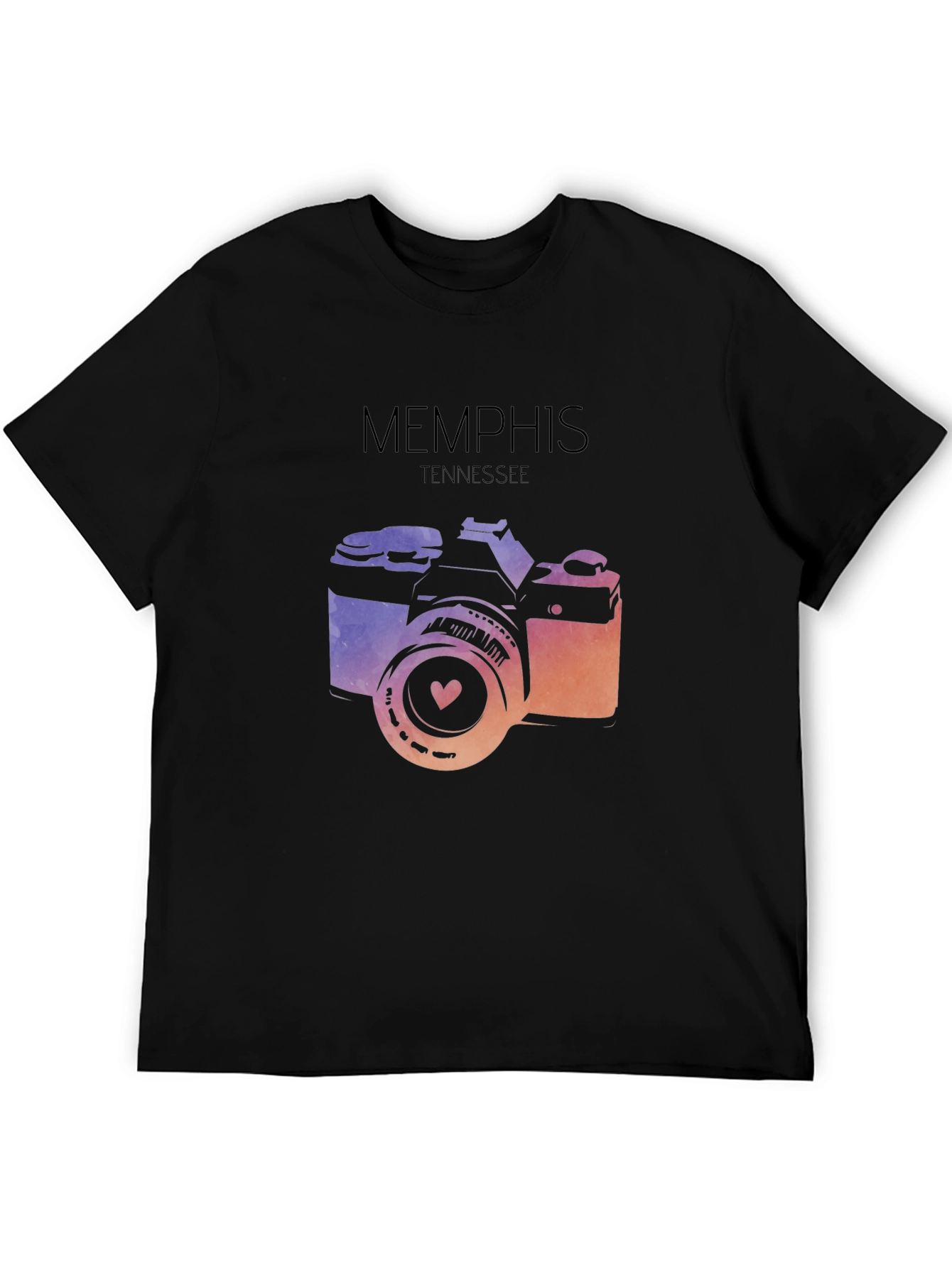 Memphis Tennessee Camera Graphic T-Shirt