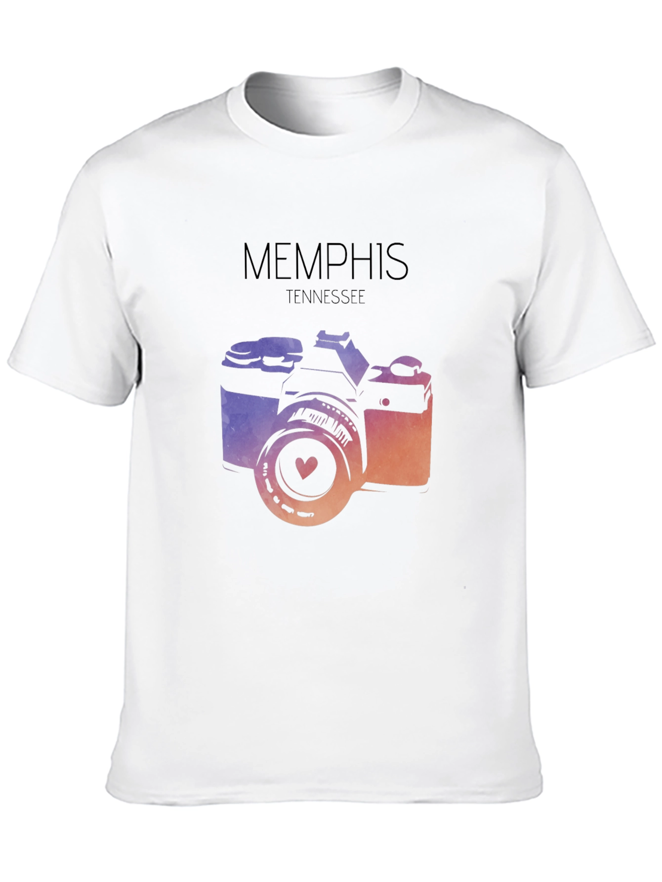 Memphis Tennessee Camera Graphic T-Shirt