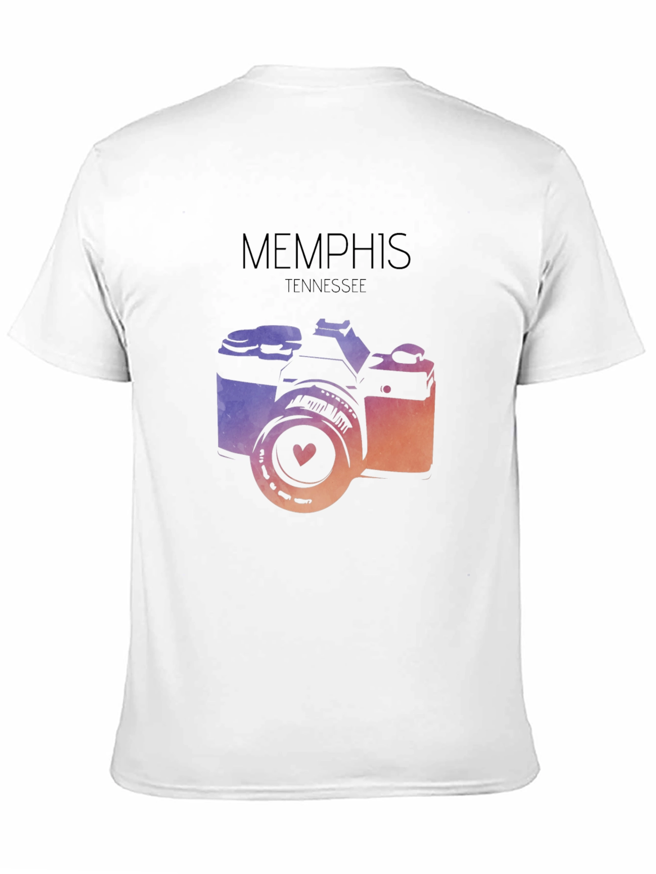 Memphis Tennessee Camera Graphic T-Shirt