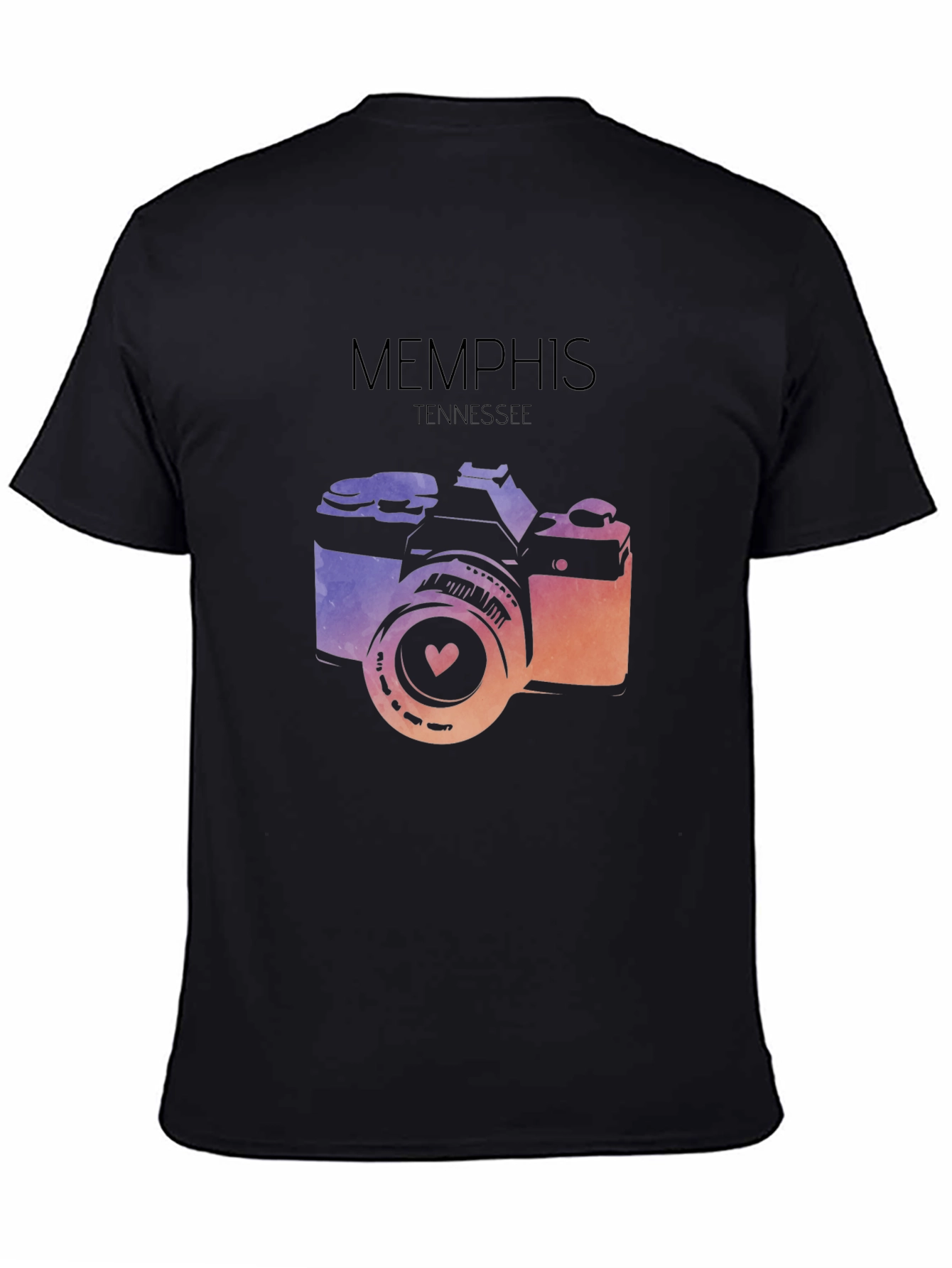Memphis Tennessee Camera Graphic T-Shirt