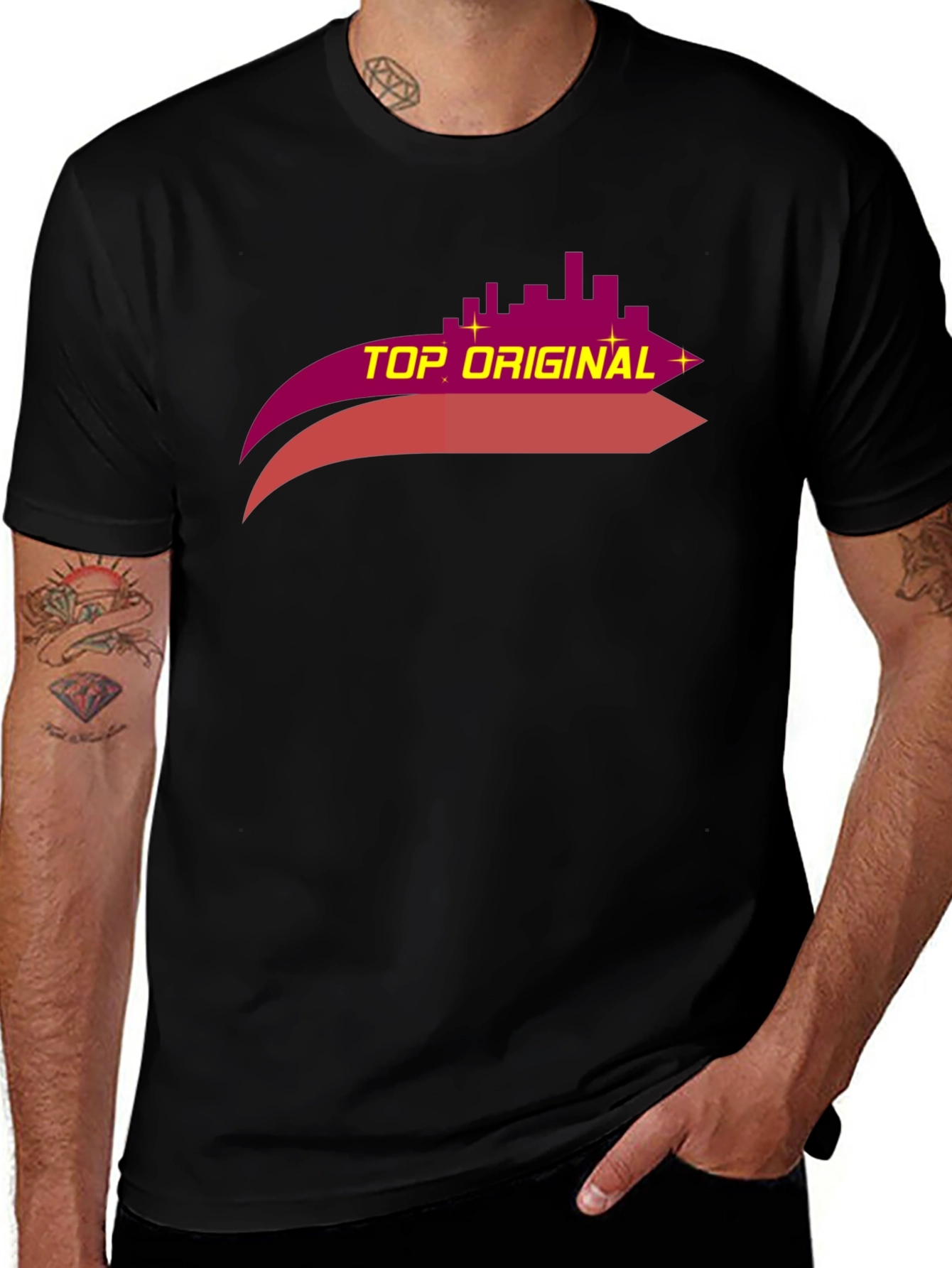 Top Original Graphic Tee - Retro Style