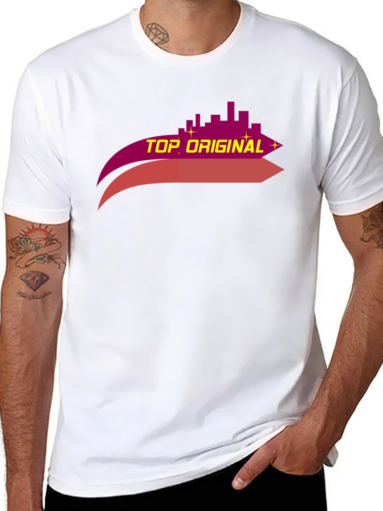 Top Original Graphic Tee - Retro Style