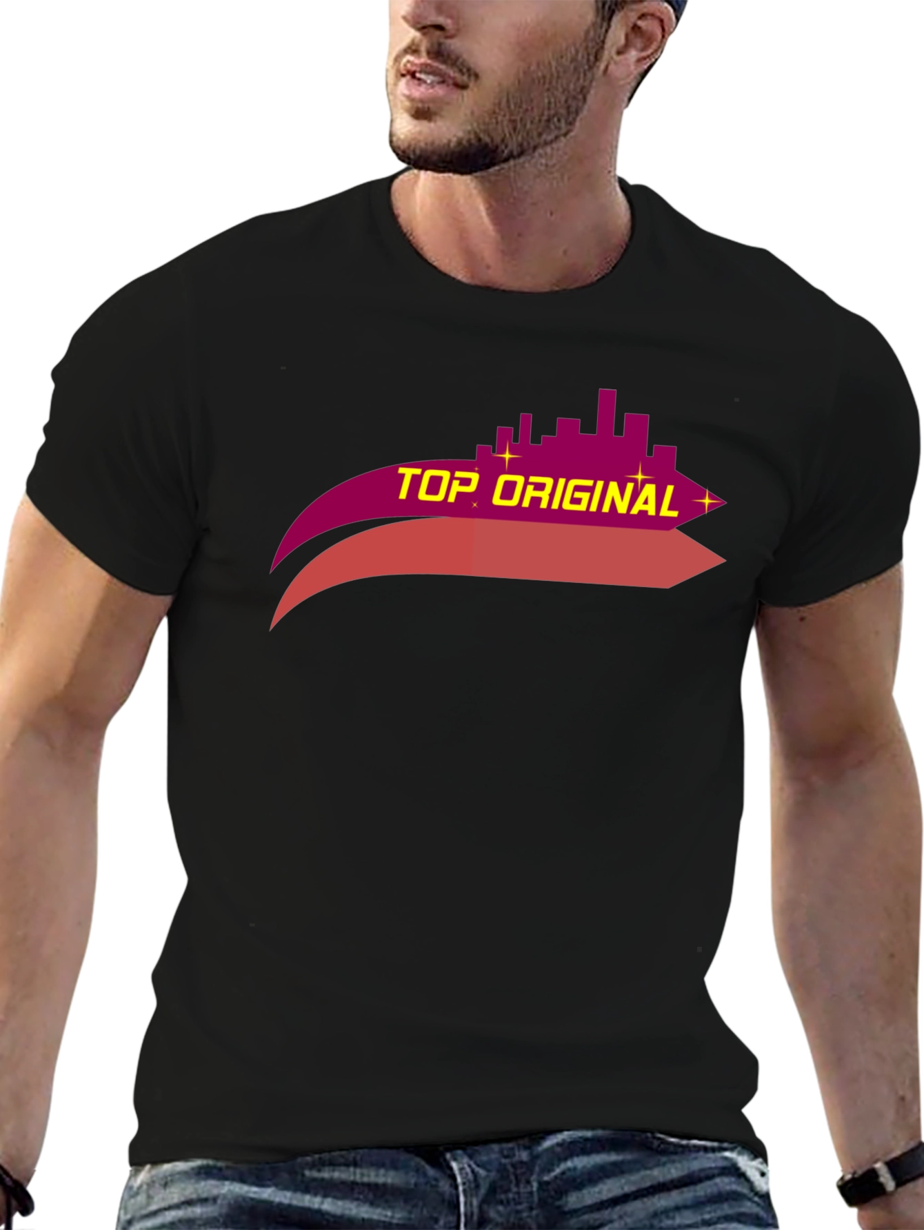 Top Original Graphic Tee - Retro Style