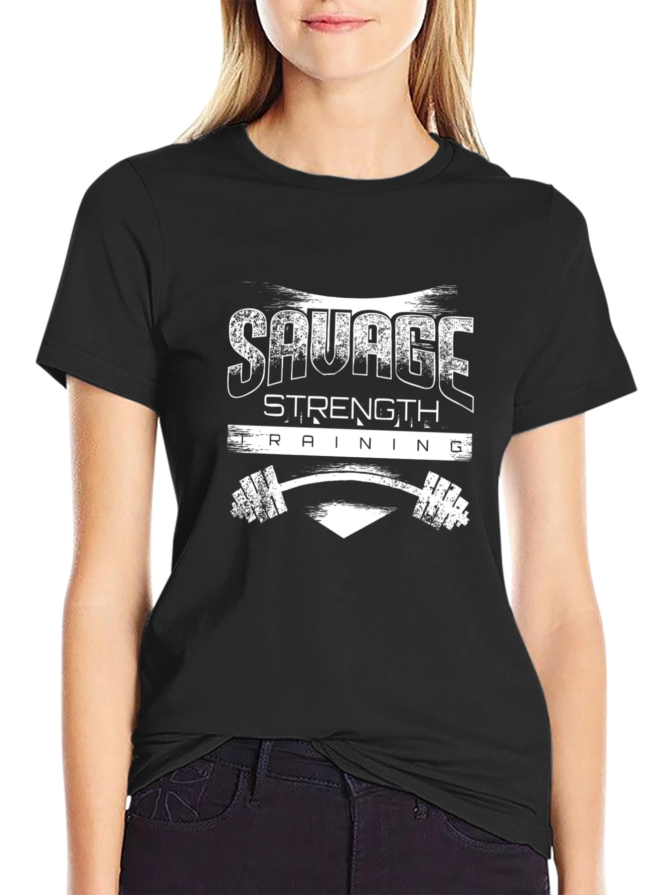 Savage Strength Training Graphic Tee