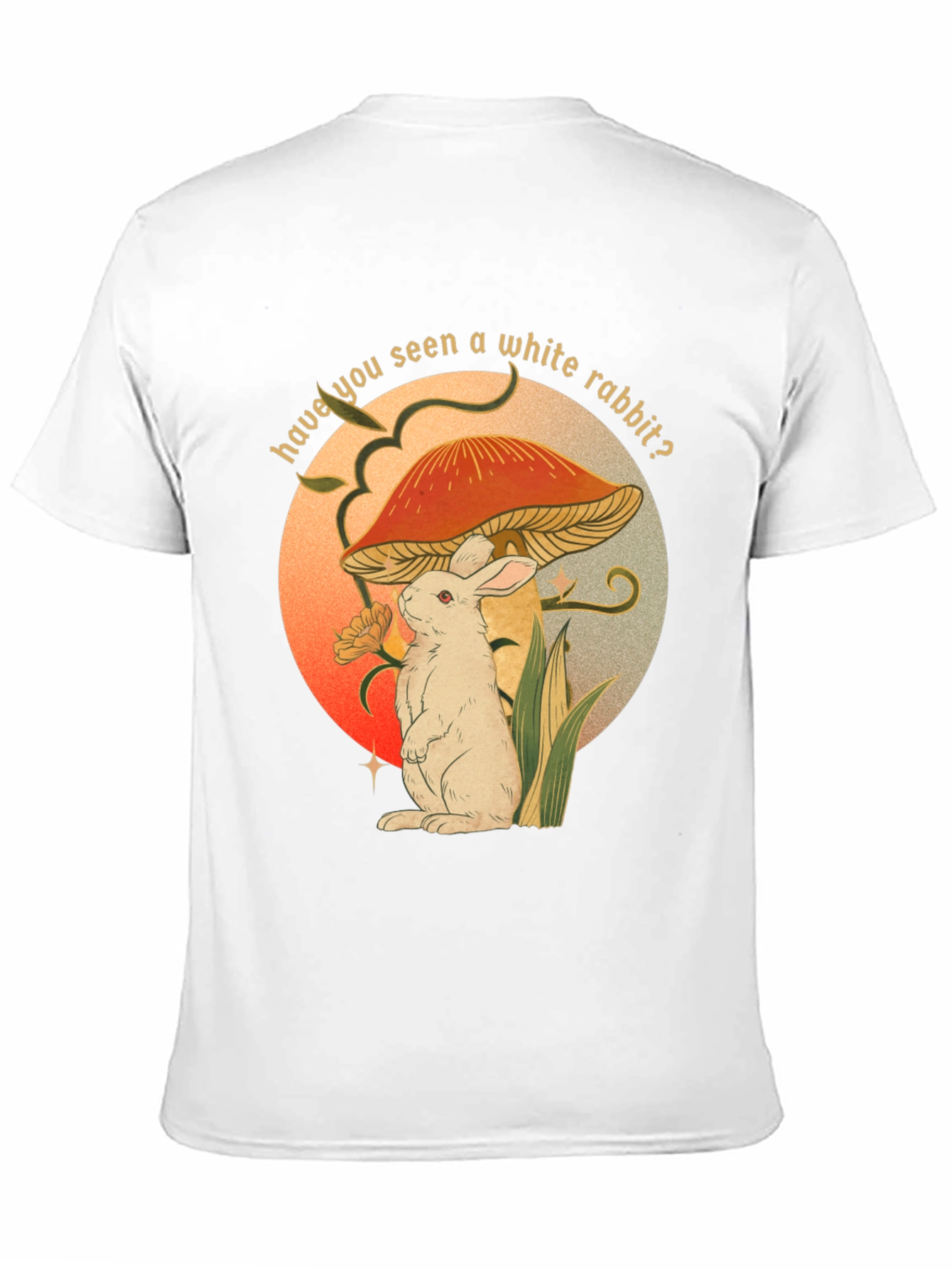 White Rabbit Mushroom T-Shirt