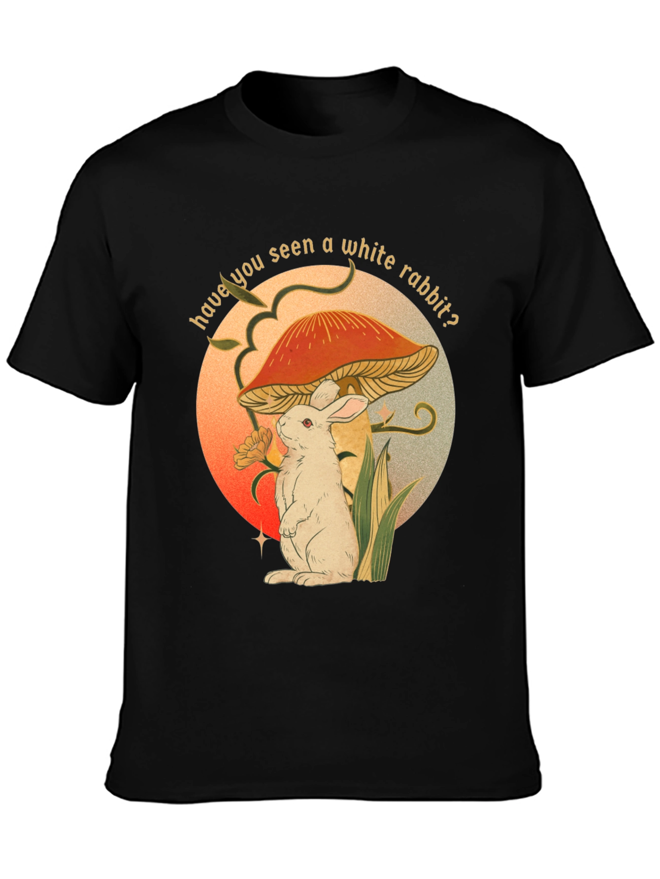 White Rabbit Mushroom T-Shirt