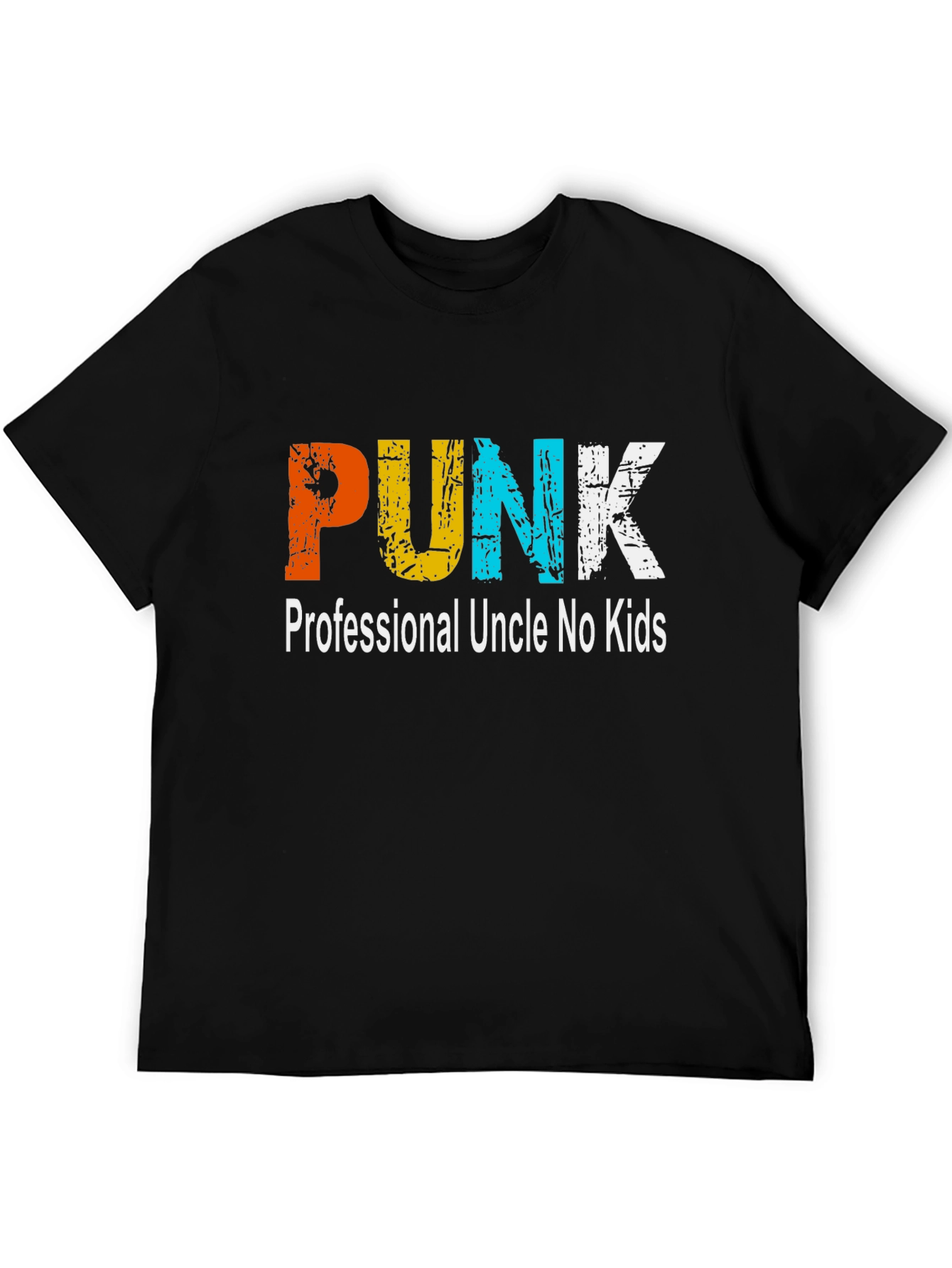 Punk Professional Uncle No Kids Graphic T-Shirt