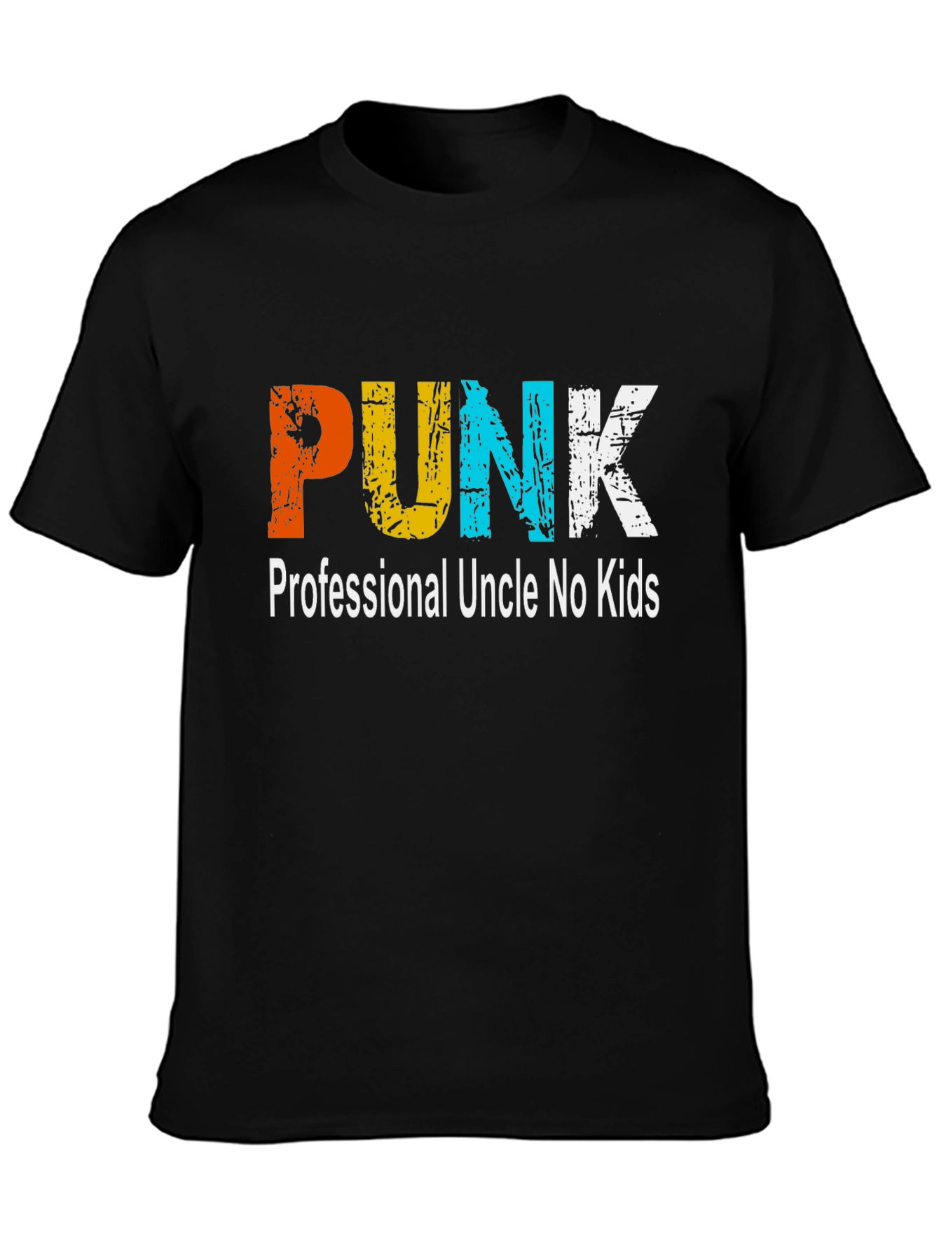 Punk Professional Uncle No Kids Graphic T-Shirt