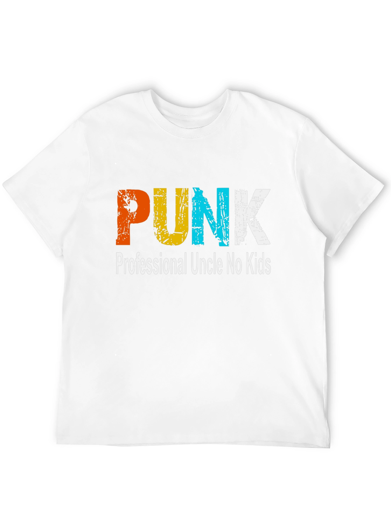 Punk Professional Uncle No Kids Graphic T-Shirt