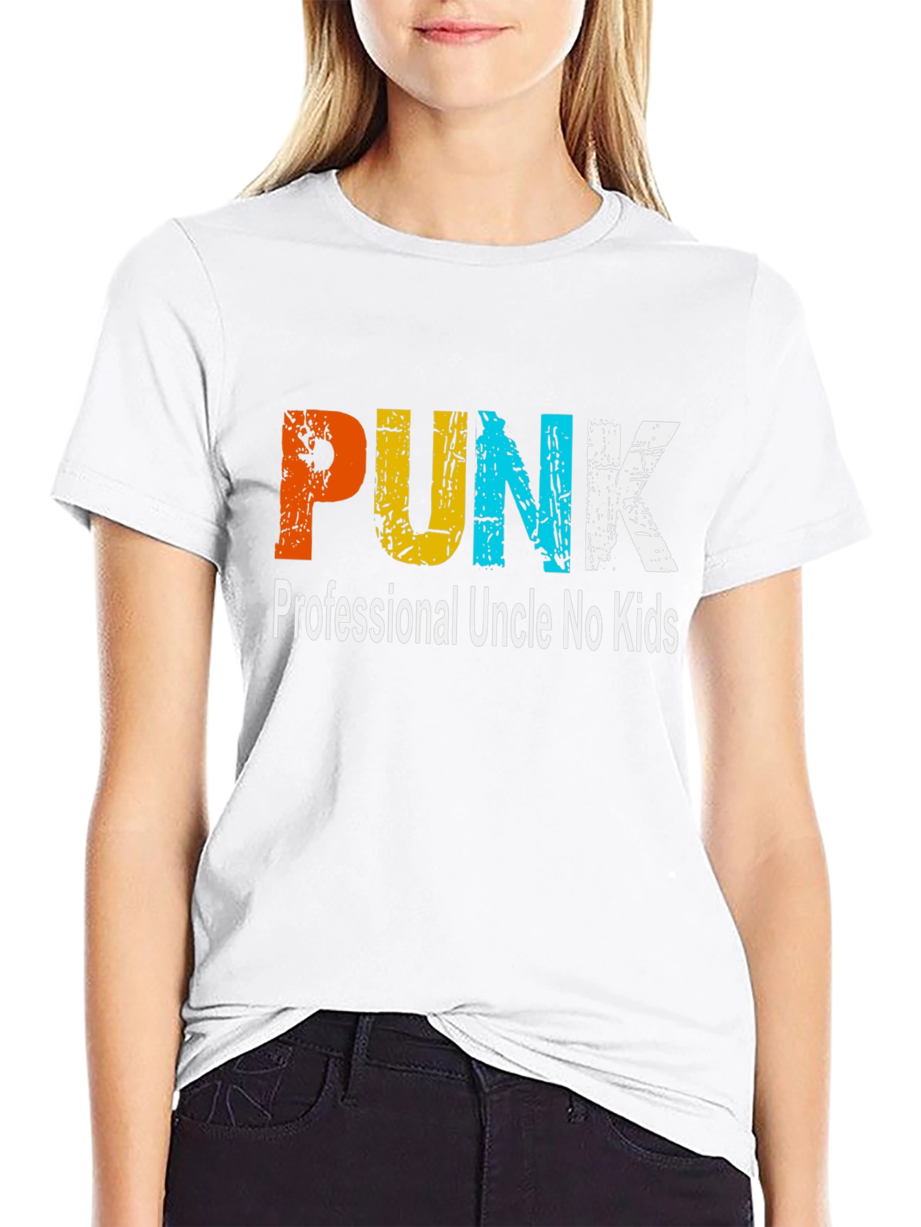Punk Professional Uncle No Kids Graphic T-Shirt