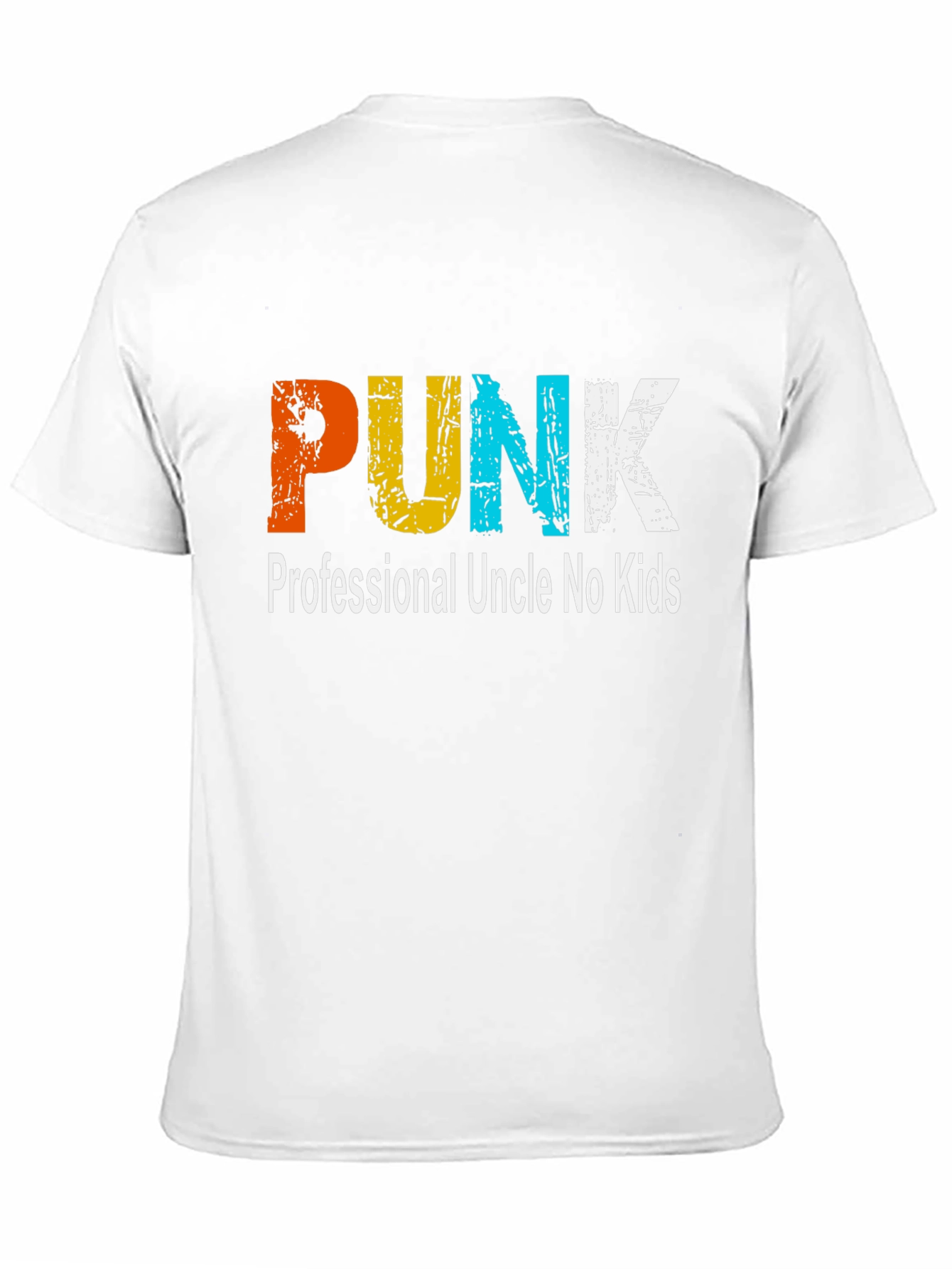 Punk Professional Uncle No Kids Graphic T-Shirt