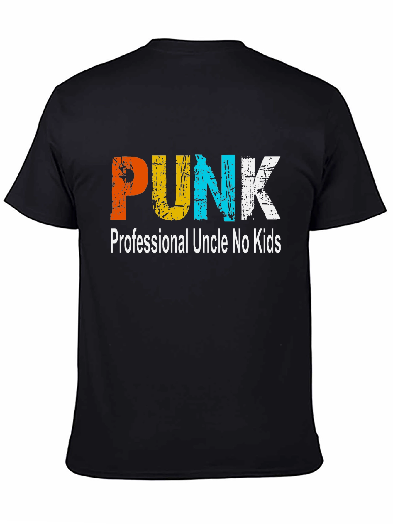 Punk Professional Uncle No Kids Graphic T-Shirt