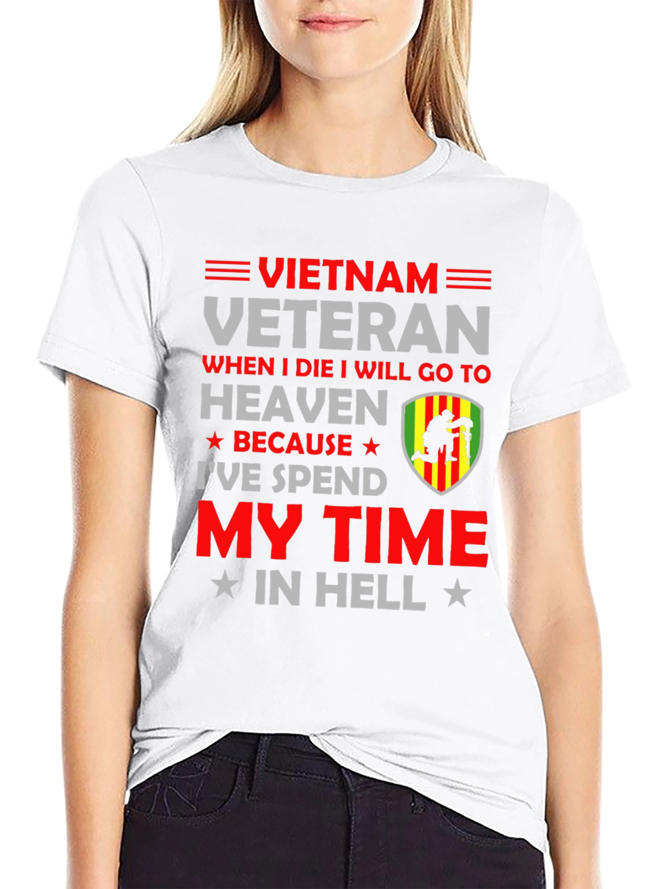 Vietnam Veteran T-Shirt - My Time In Hell