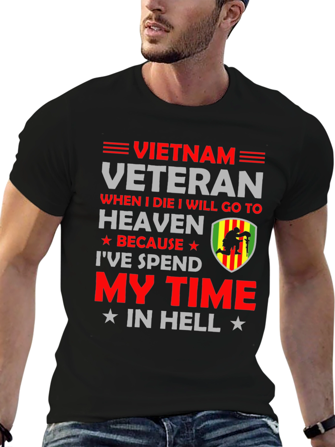 Vietnam Veteran T-Shirt - My Time In Hell