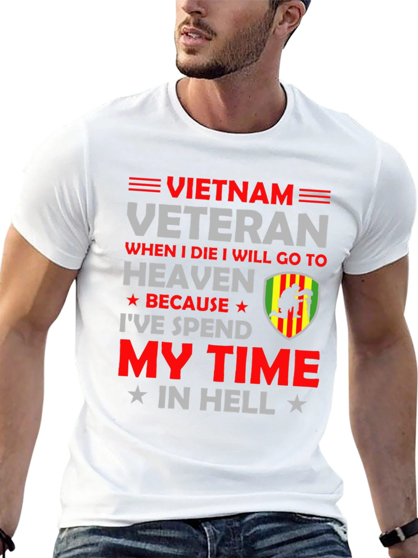 Vietnam Veteran T-Shirt - My Time In Hell