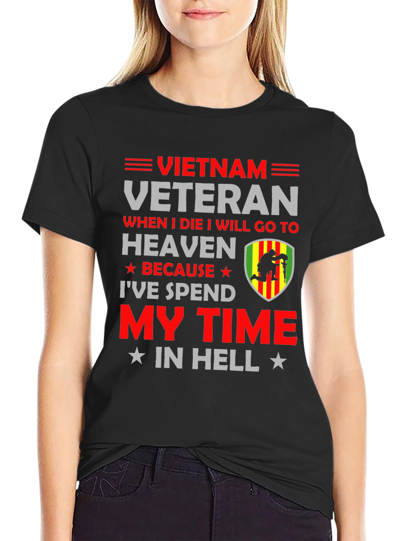 Vietnam Veteran T-Shirt - My Time In Hell