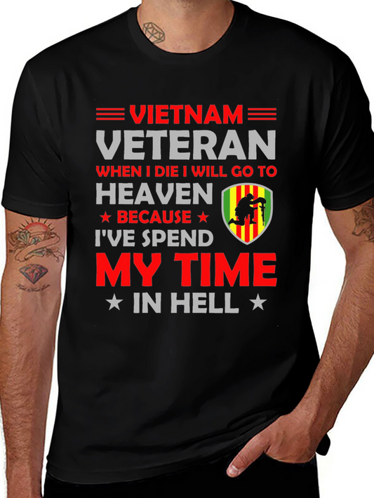 Vietnam Veteran T-Shirt - My Time In Hell
