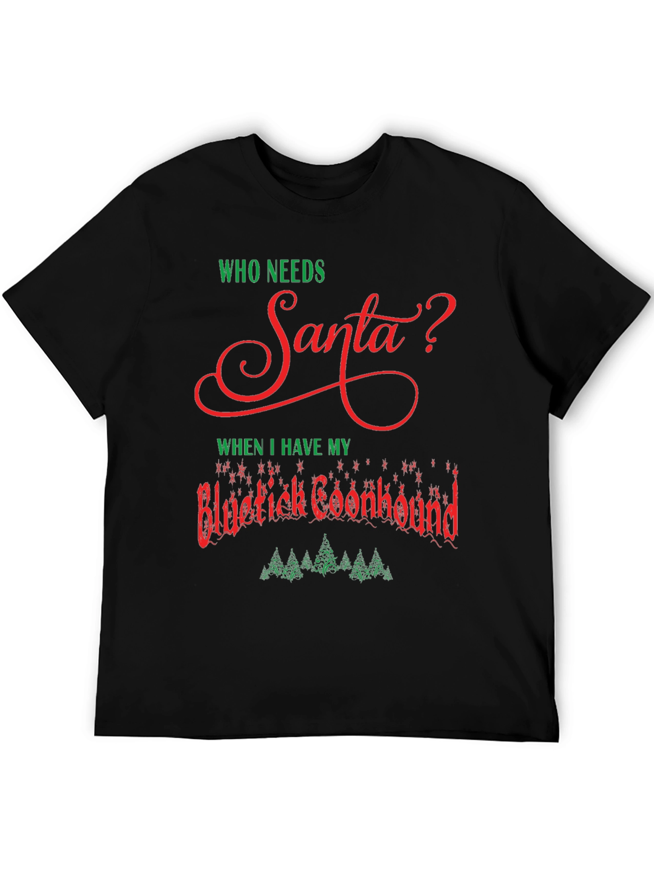 Funny Bluetick Coonhound Christmas T-Shirt