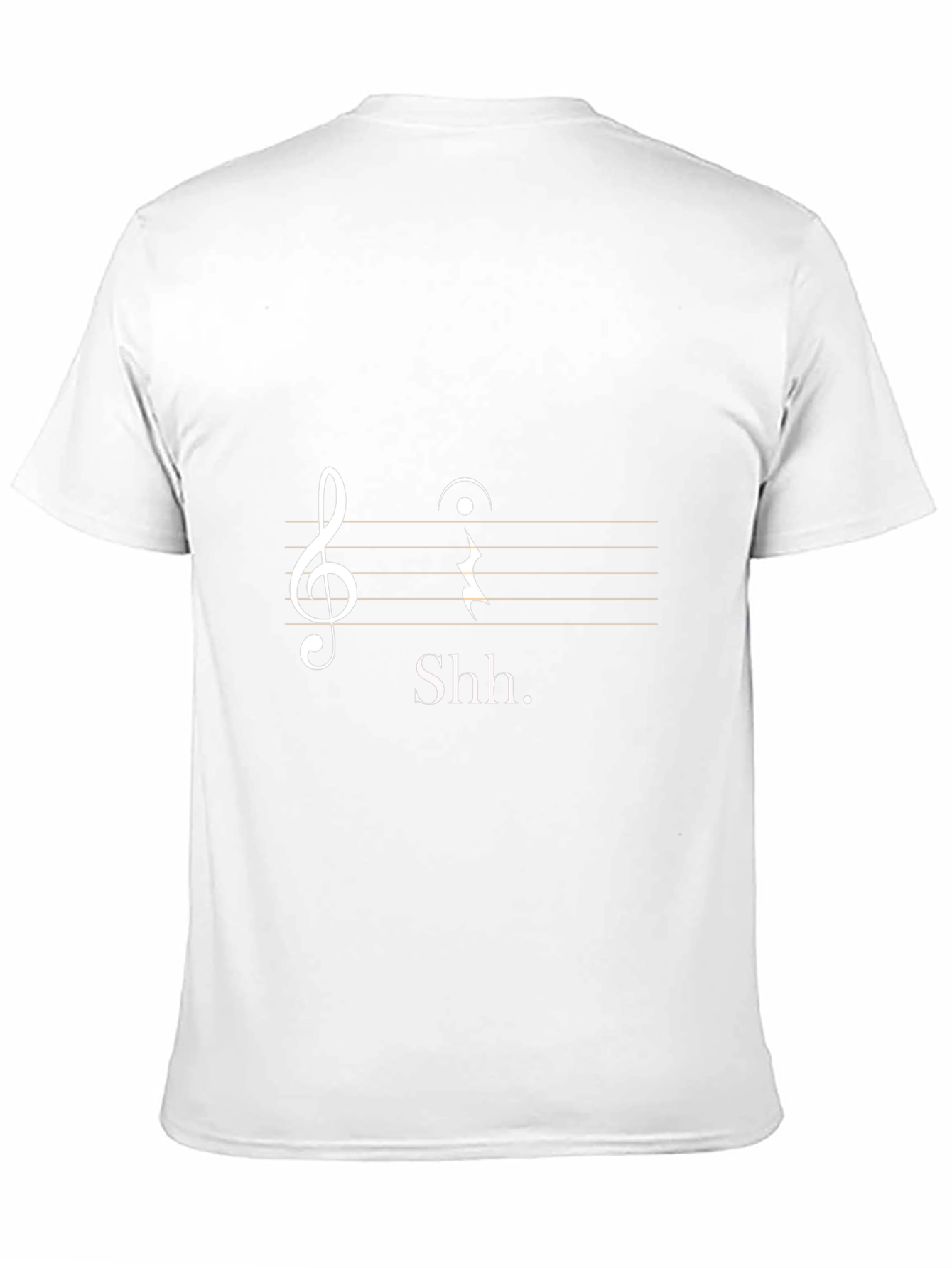 Shhh Music T-Shirt - Silence is Golden!