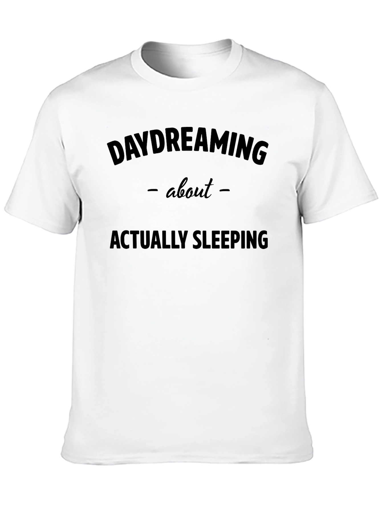 Daydreaming About Sleeping Black Graphic Tee