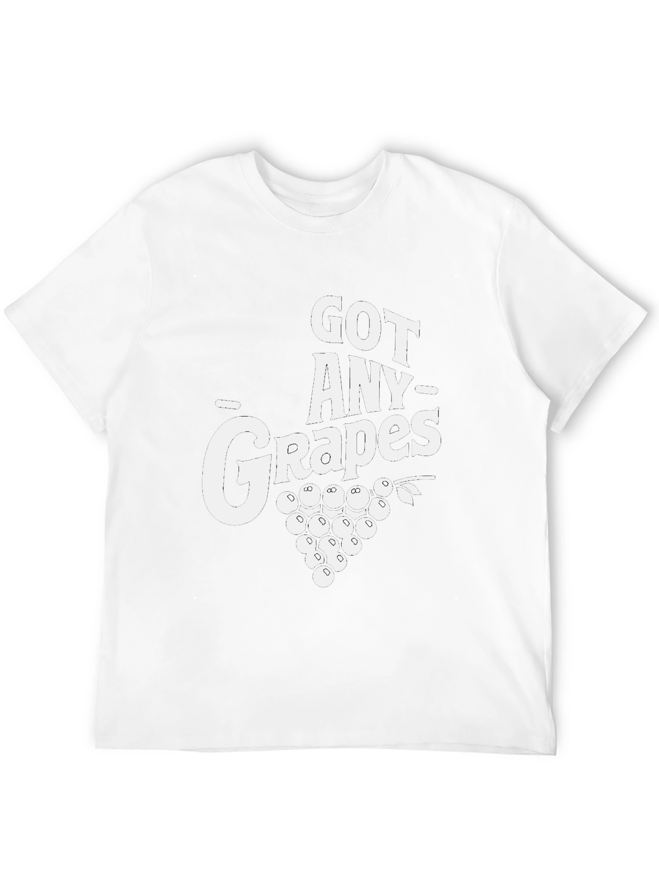 Got Any Grapes? Black T-Shirt