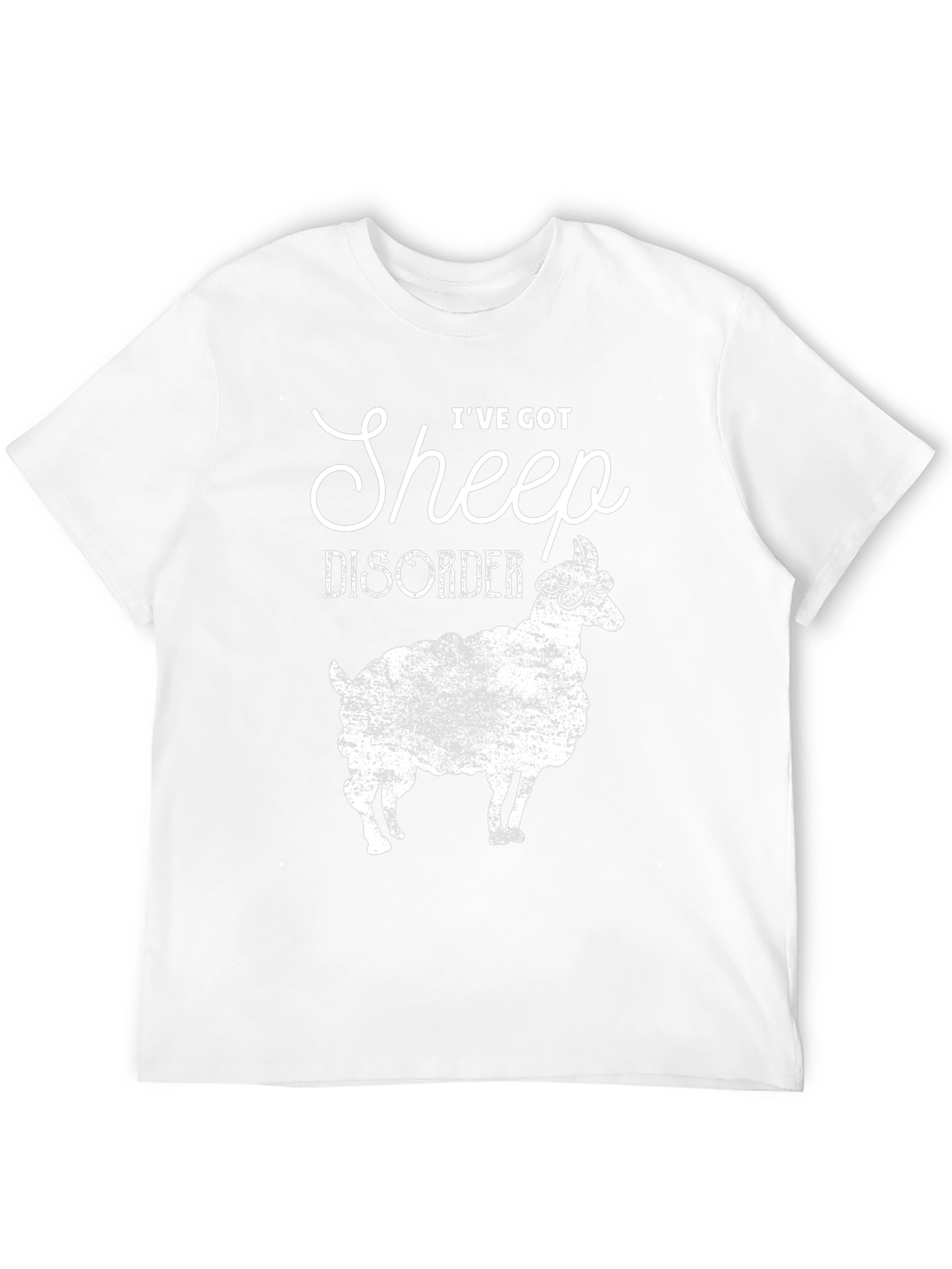 Sheep Disorder Graphic Tee - Black Cotton T-Shirt