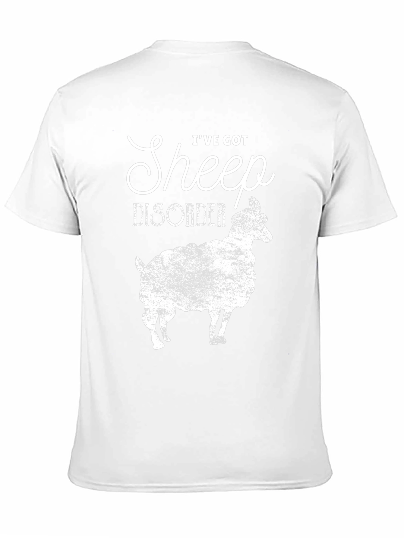 Sheep Disorder Graphic Tee - Black Cotton T-Shirt