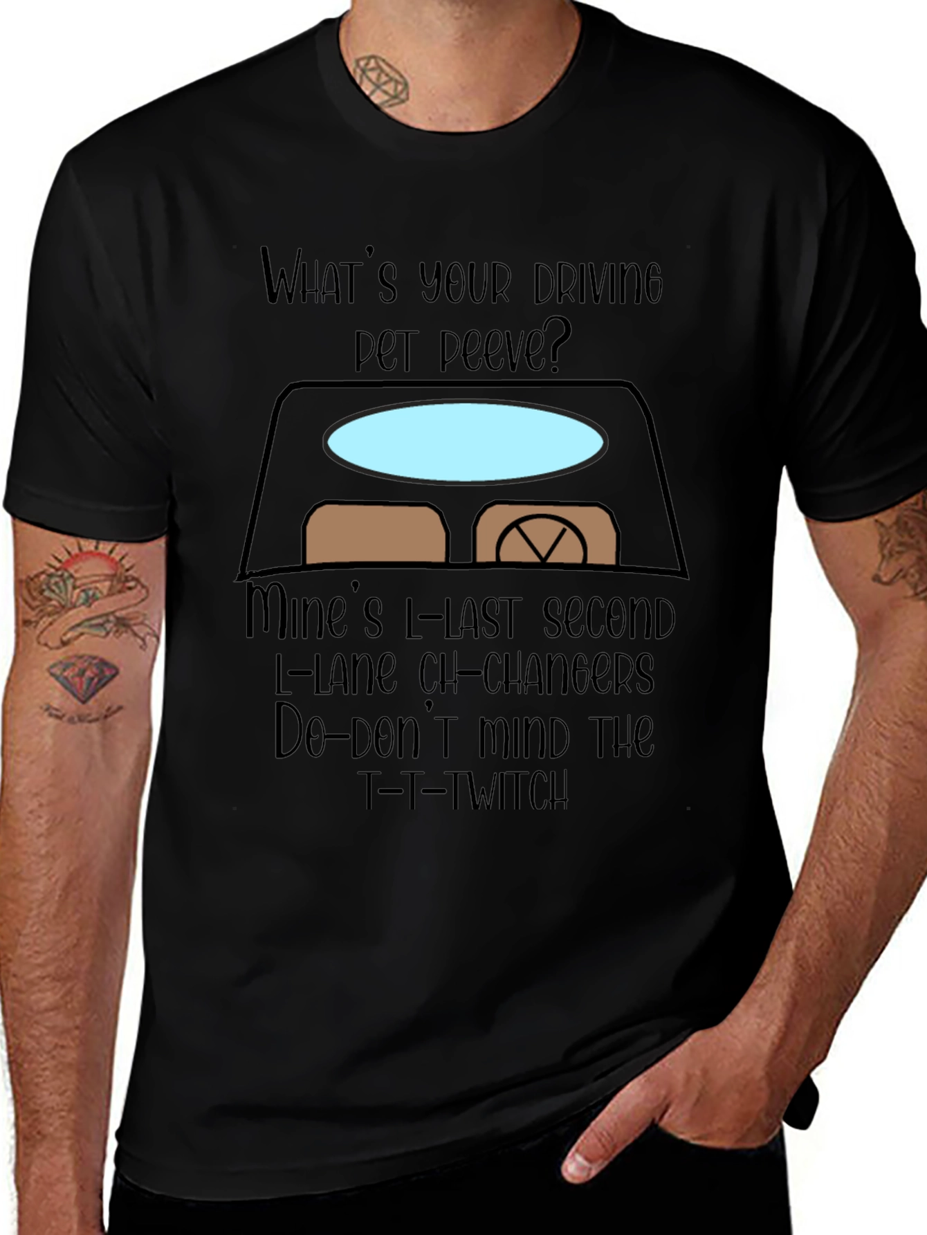 Driving Pet Peeve Graphic T-Shirt