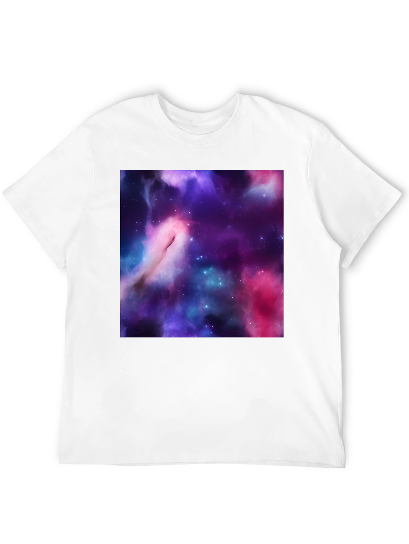 Cosmic Nebula Black T-Shirt