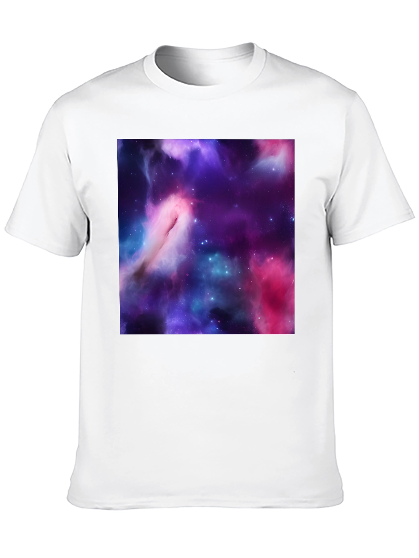 Cosmic Nebula Black T-Shirt